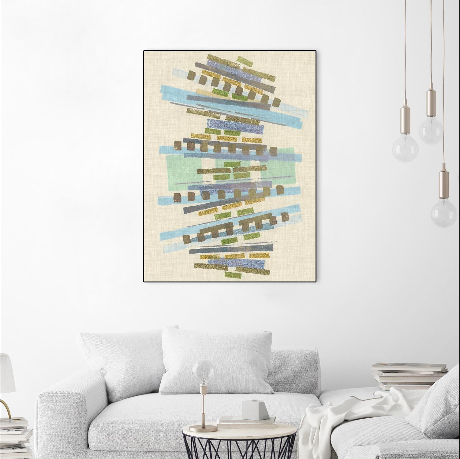 Balancing IV by Nikki Galapon on GIANT ART - blue abstract