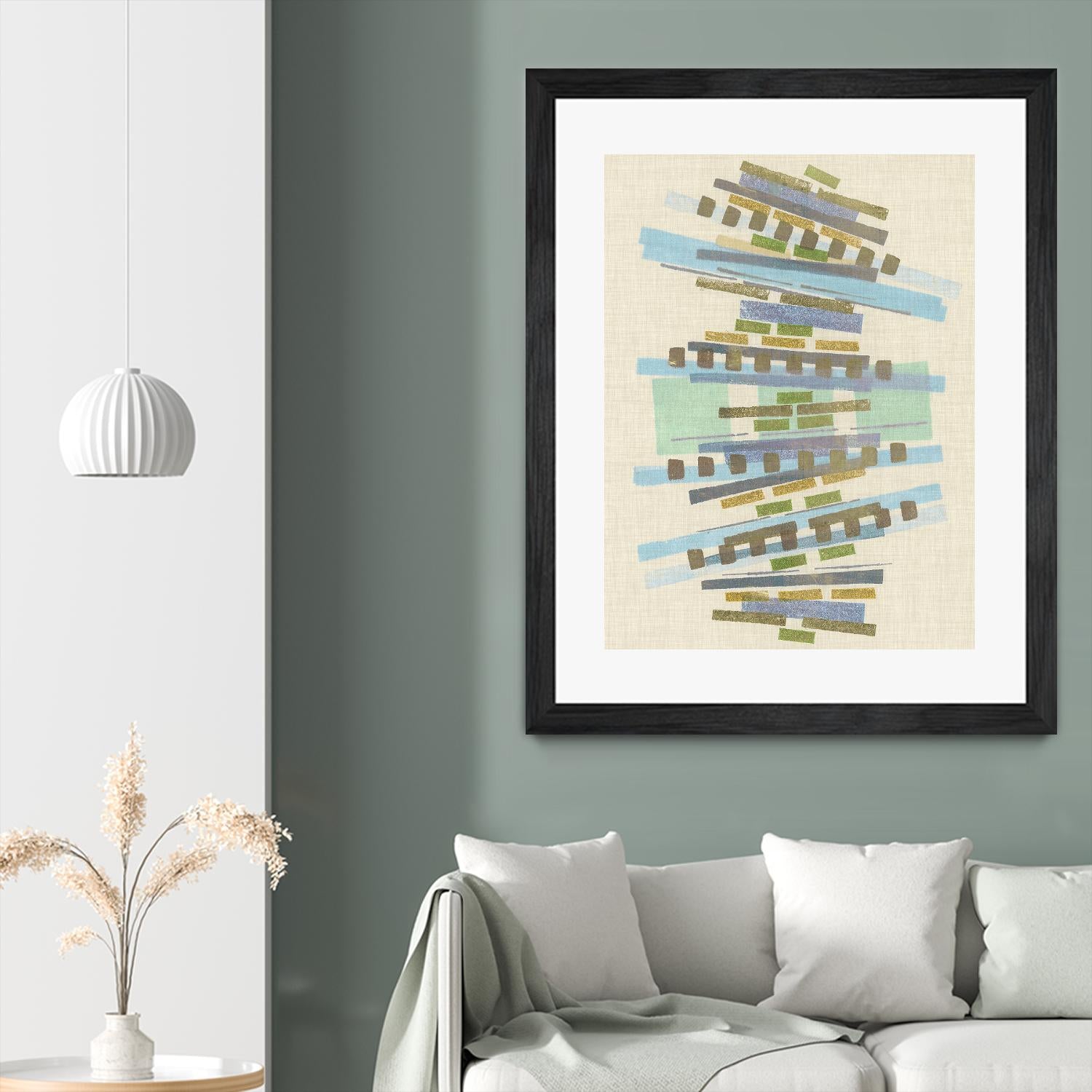 Balancing IV by Nikki Galapon on GIANT ART - blue abstract