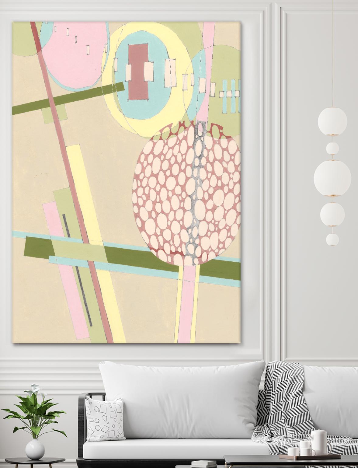 Elevated Pod I by Nikki Galapon on GIANT ART - green abstract