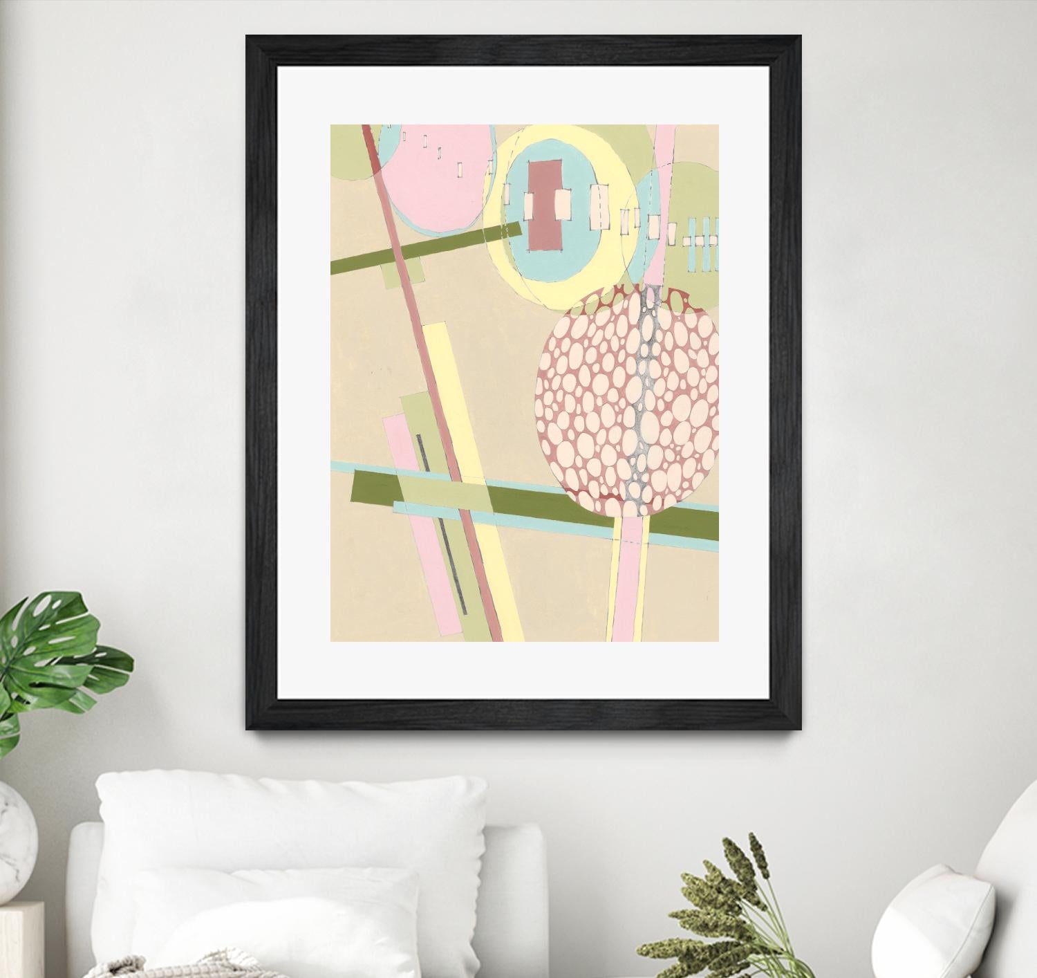 Elevated Pod I by Nikki Galapon on GIANT ART - green abstract