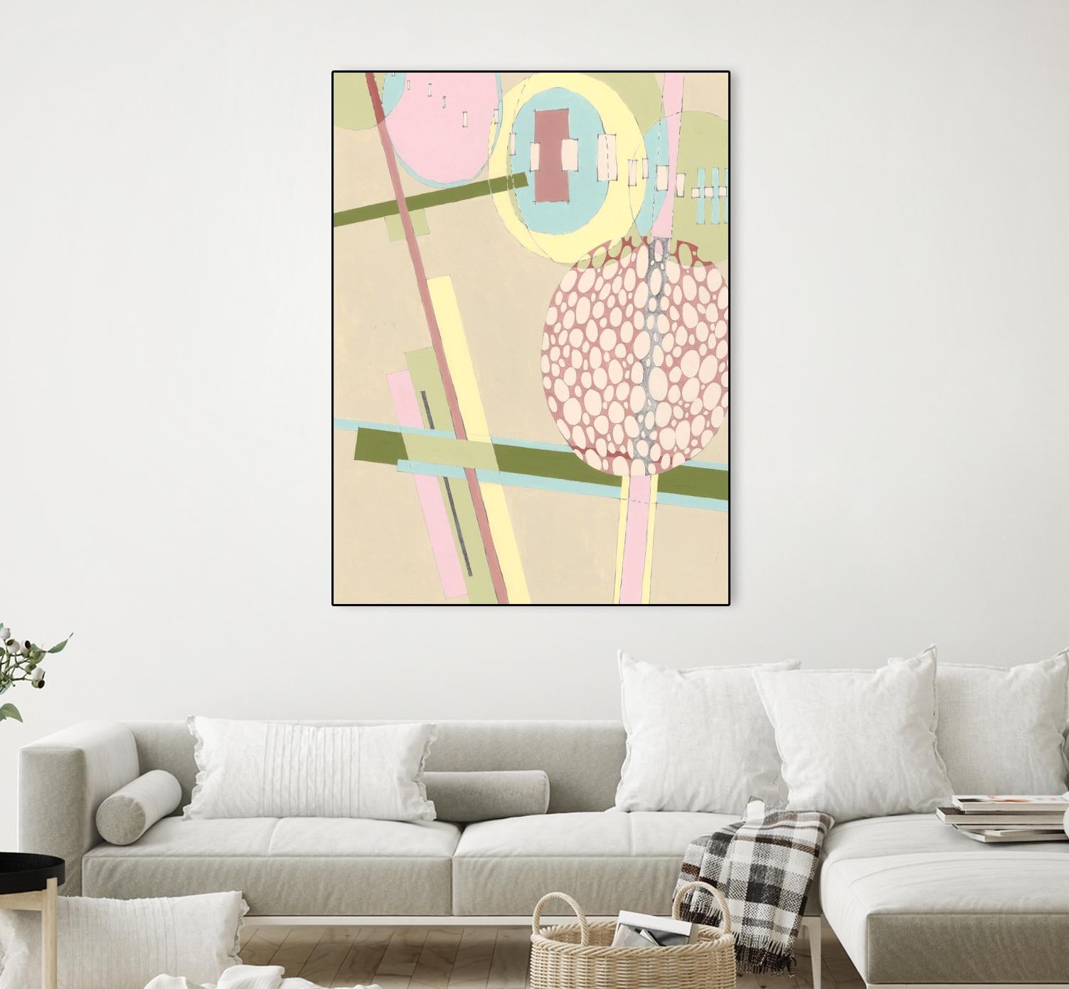 Elevated Pod I by Nikki Galapon on GIANT ART - green abstract