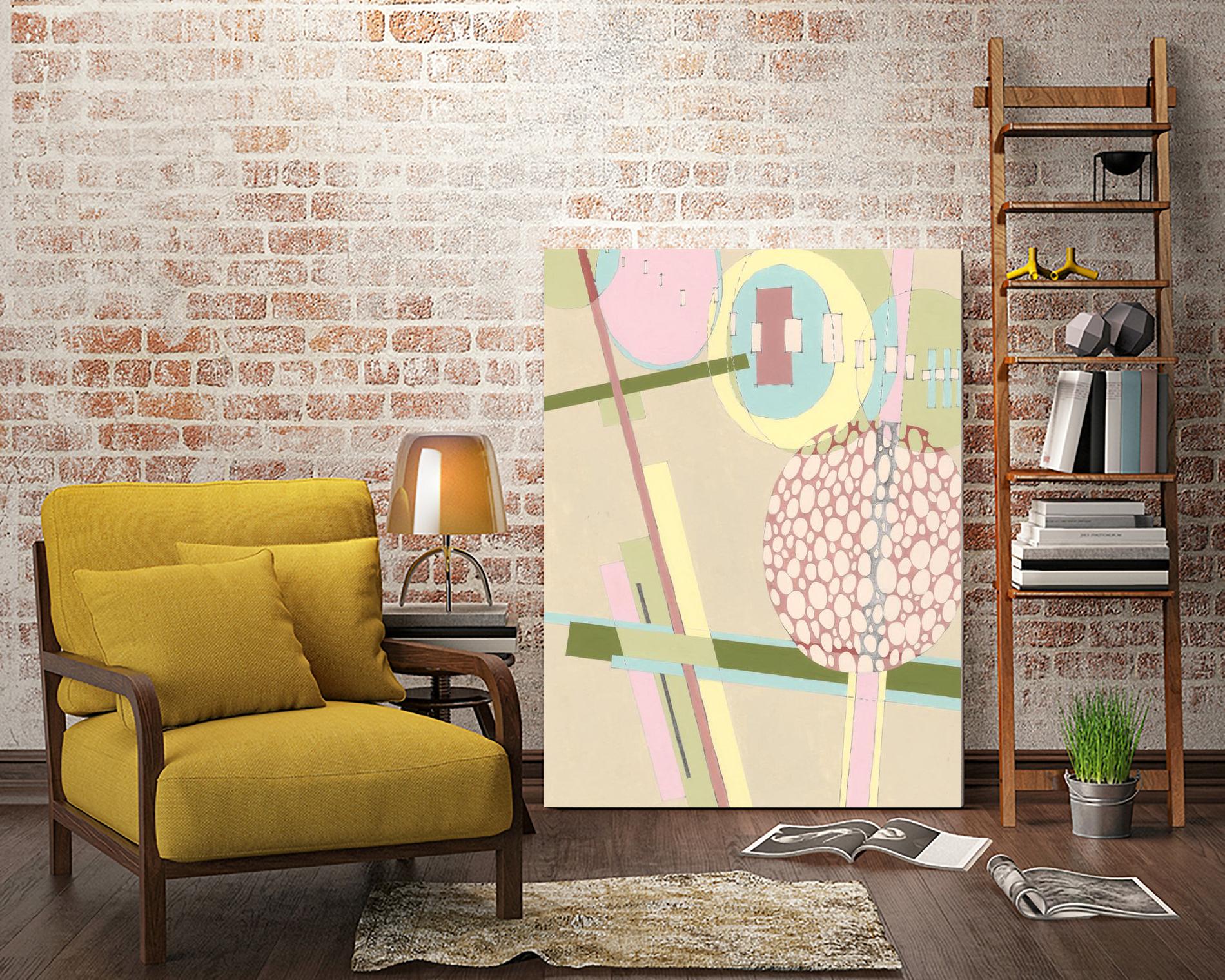 Elevated Pod I by Nikki Galapon on GIANT ART - green abstract