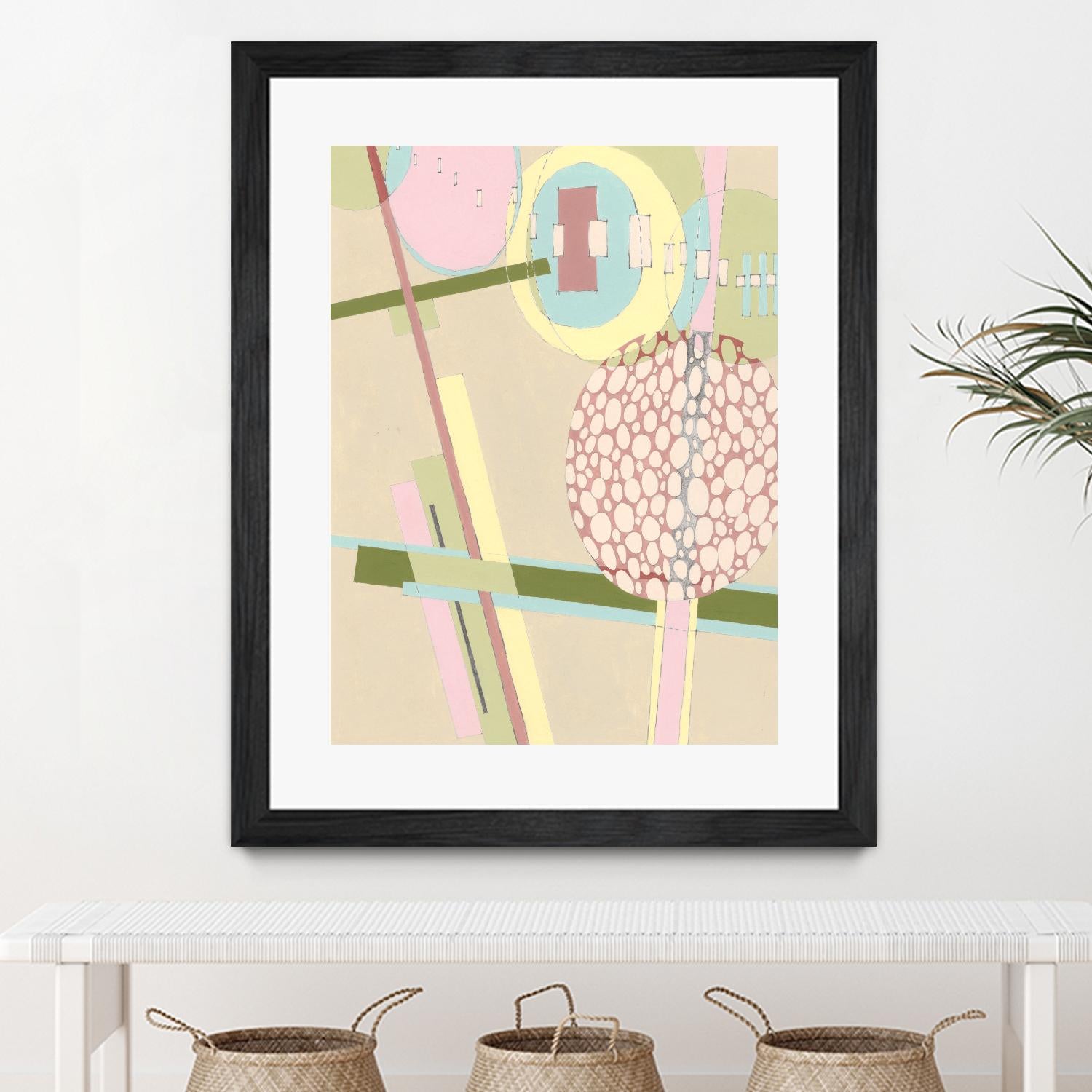 Elevated Pod I by Nikki Galapon on GIANT ART - green abstract