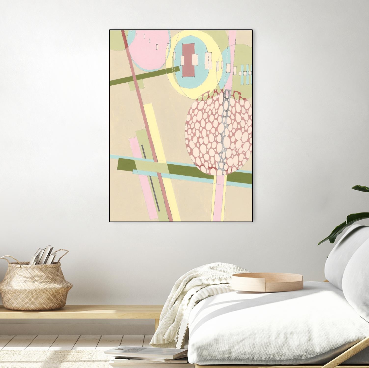 Elevated Pod I by Nikki Galapon on GIANT ART - green abstract