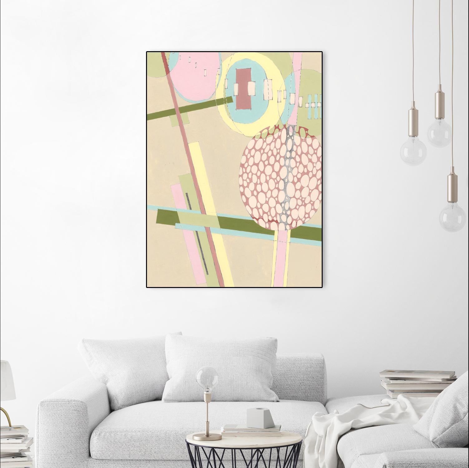 Elevated Pod I by Nikki Galapon on GIANT ART - green abstract