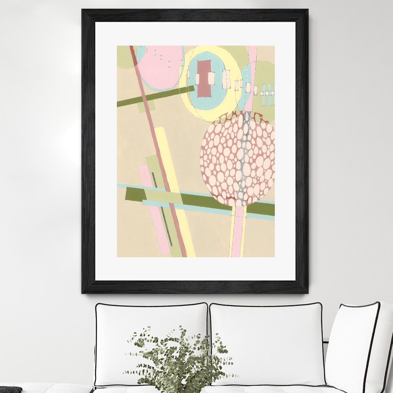 Elevated Pod I by Nikki Galapon on GIANT ART - green abstract