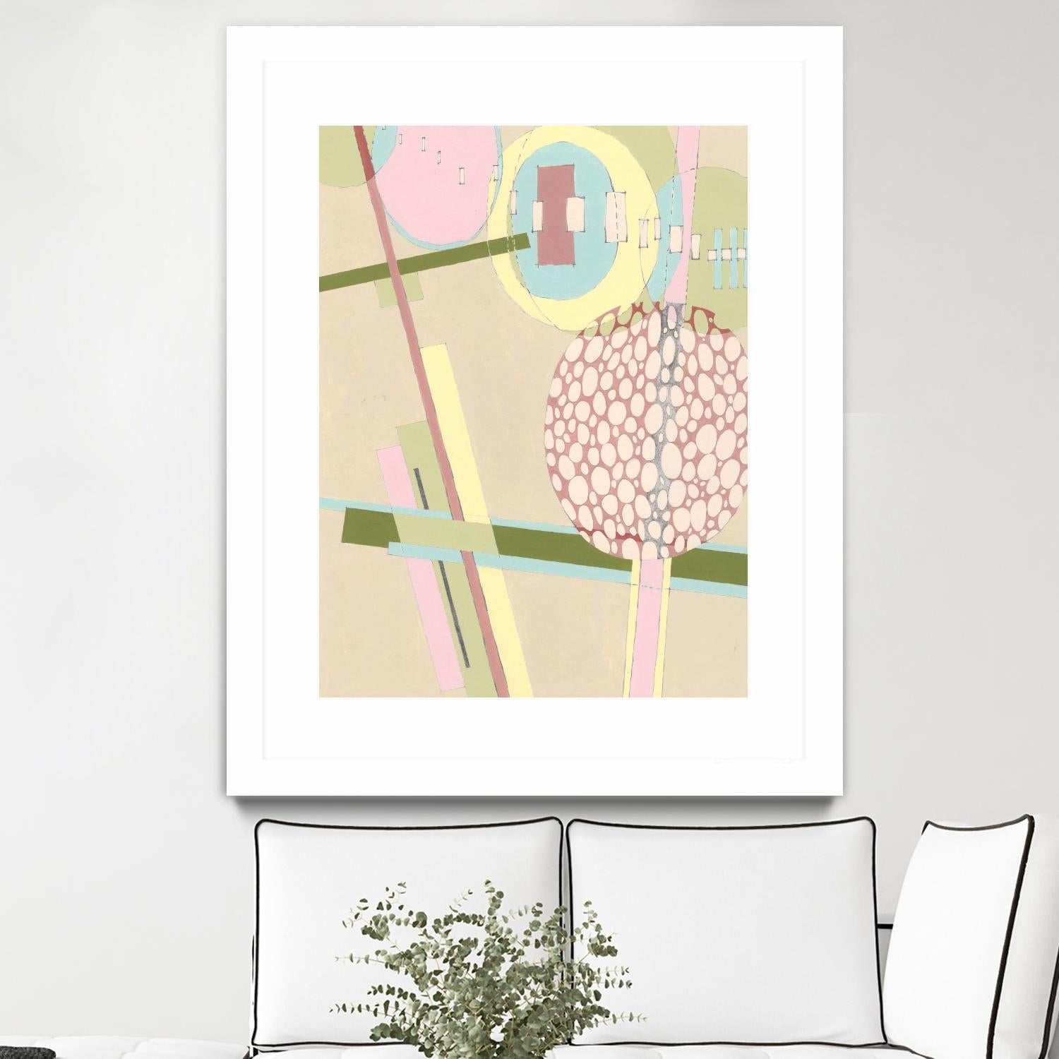 Elevated Pod I by Nikki Galapon on GIANT ART - green abstract