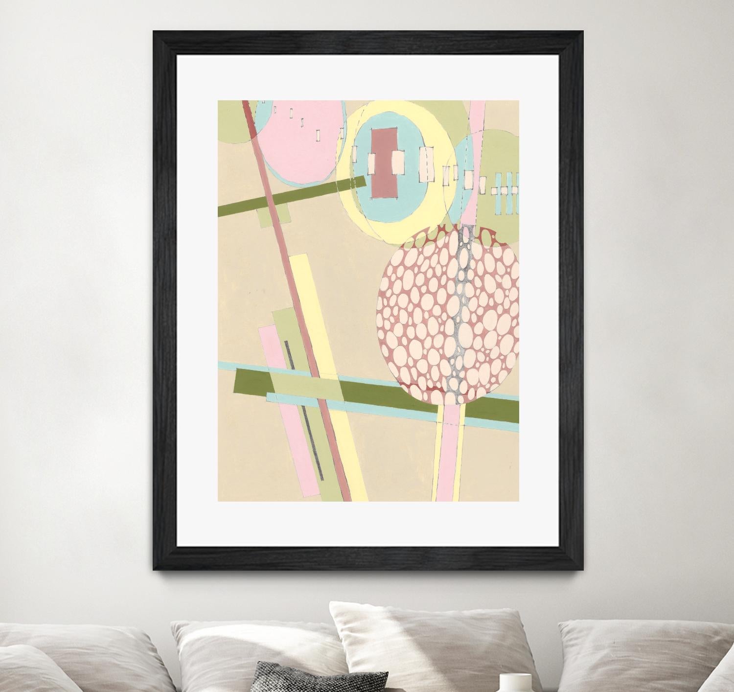 Elevated Pod I by Nikki Galapon on GIANT ART - green abstract