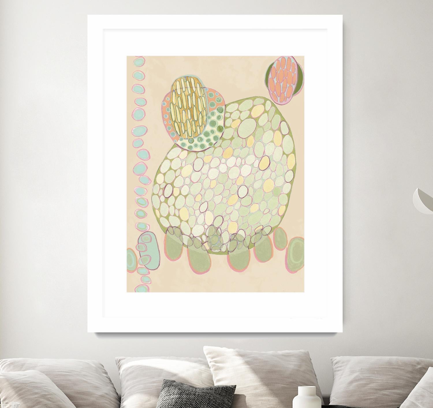 Elevated Pod II by Nikki Galapon on GIANT ART - green abstract