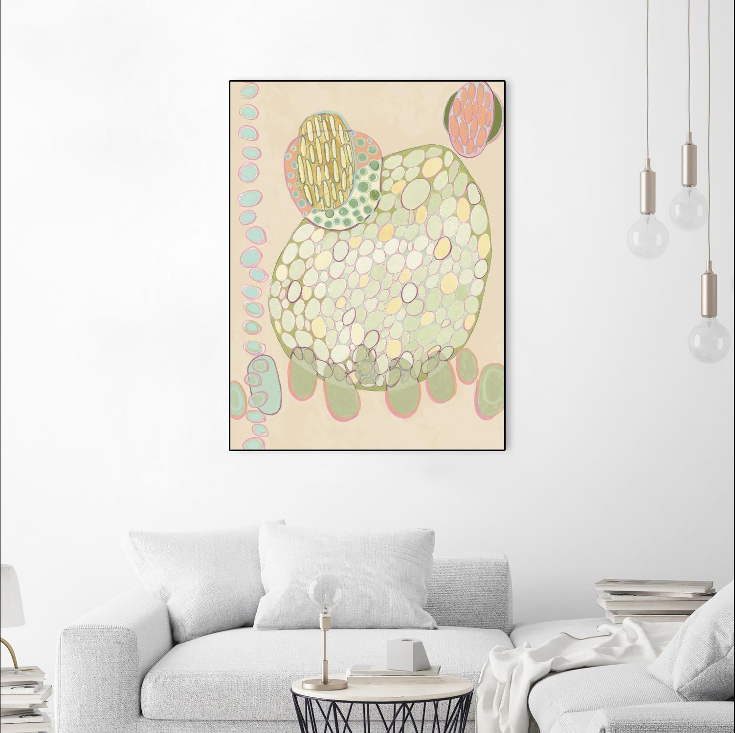 Elevated Pod II by Nikki Galapon on GIANT ART - green abstract