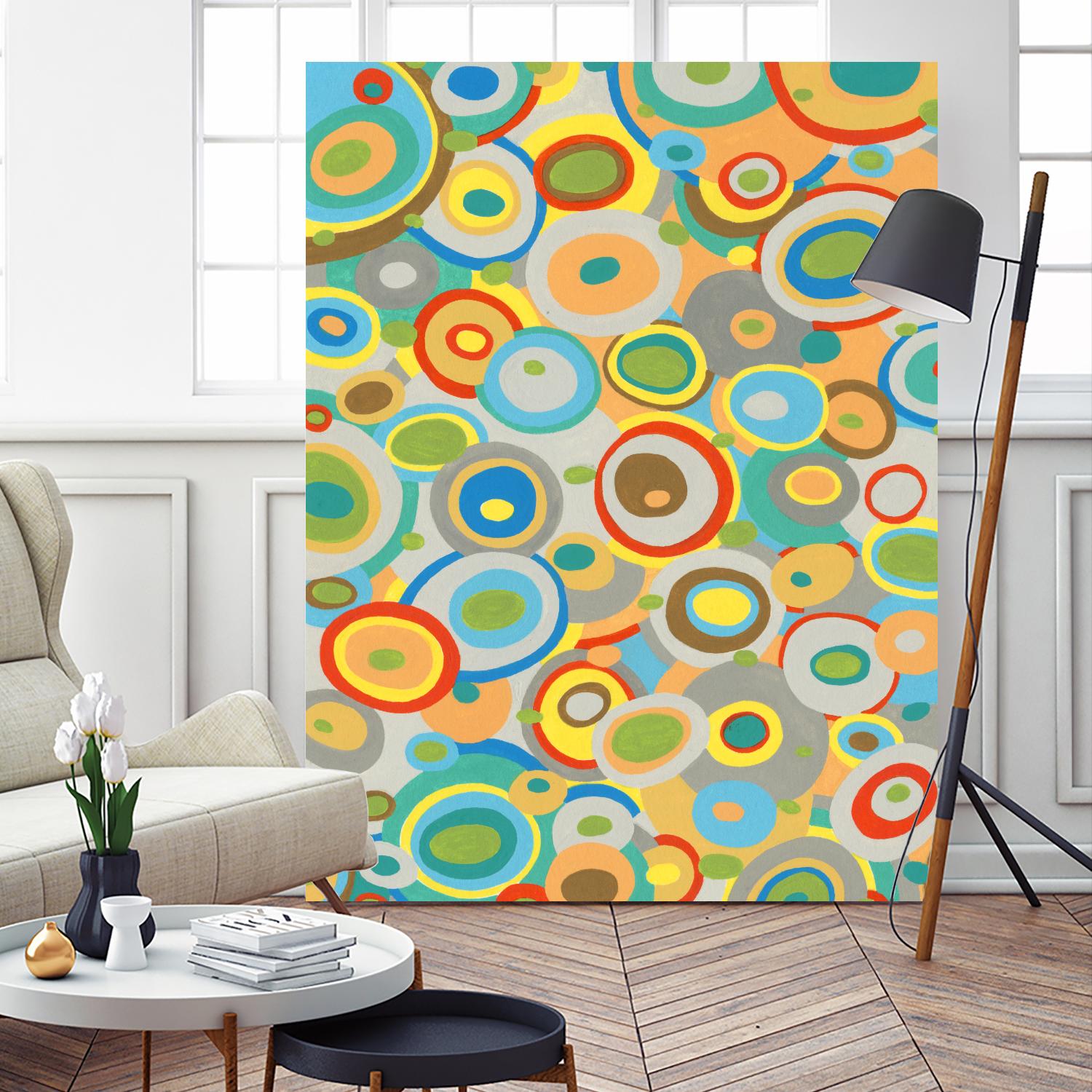Overlapping Ovals I by Nikki Galapon on GIANT ART - abstract
