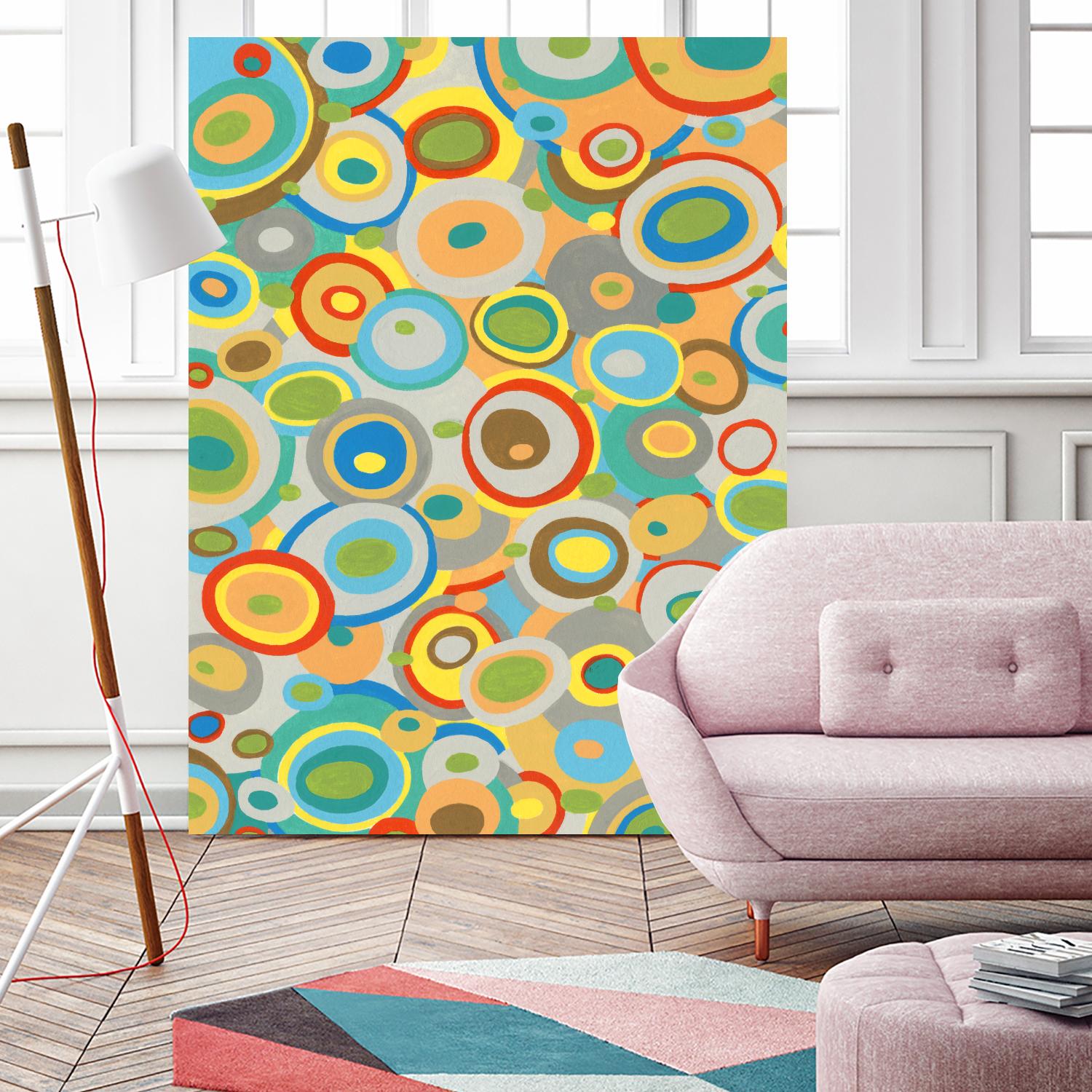 Overlapping Ovals I by Nikki Galapon on GIANT ART - abstract