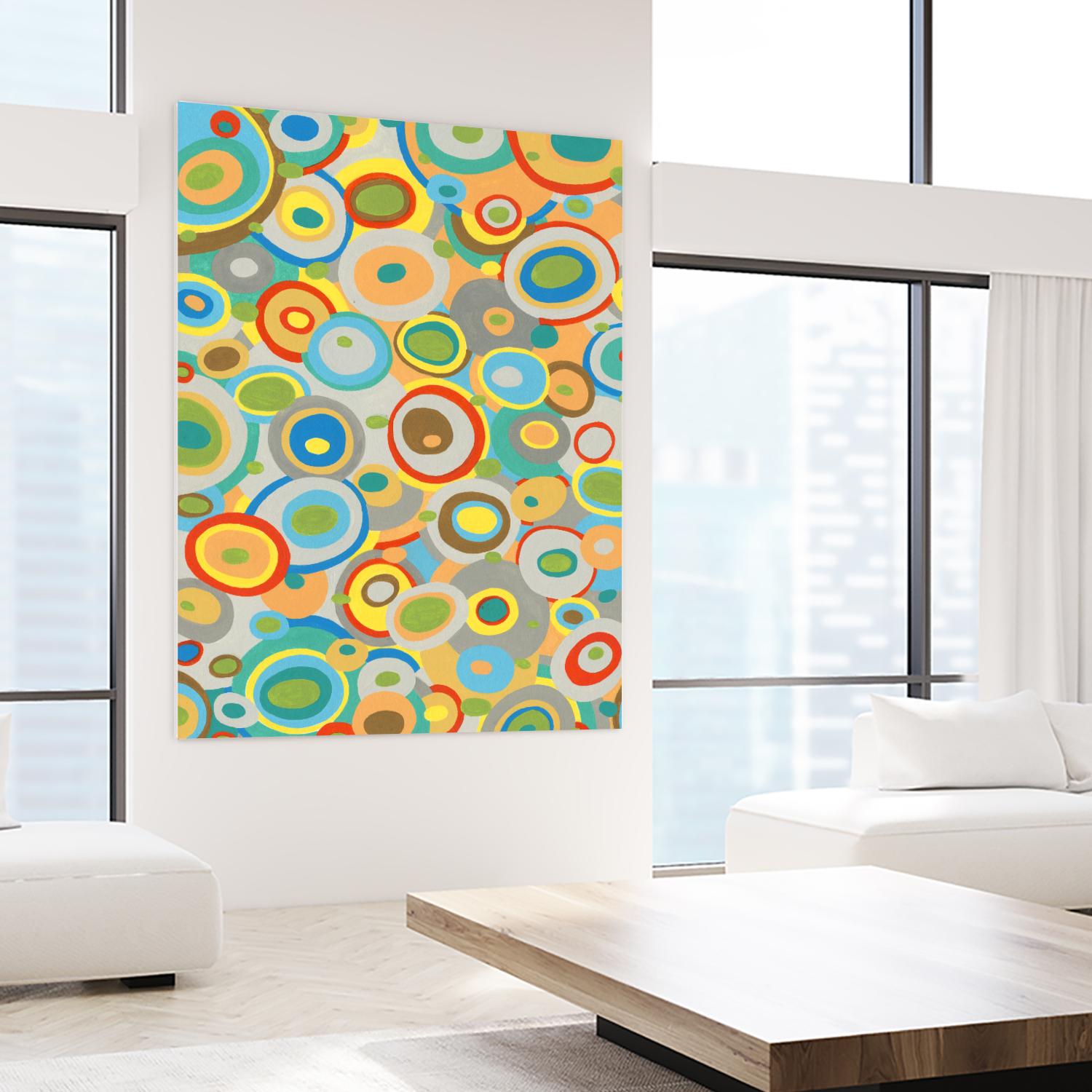 Overlapping Ovals I by Nikki Galapon on GIANT ART - abstract