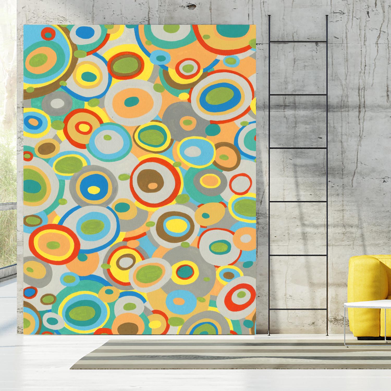 Overlapping Ovals I by Nikki Galapon on GIANT ART - abstract