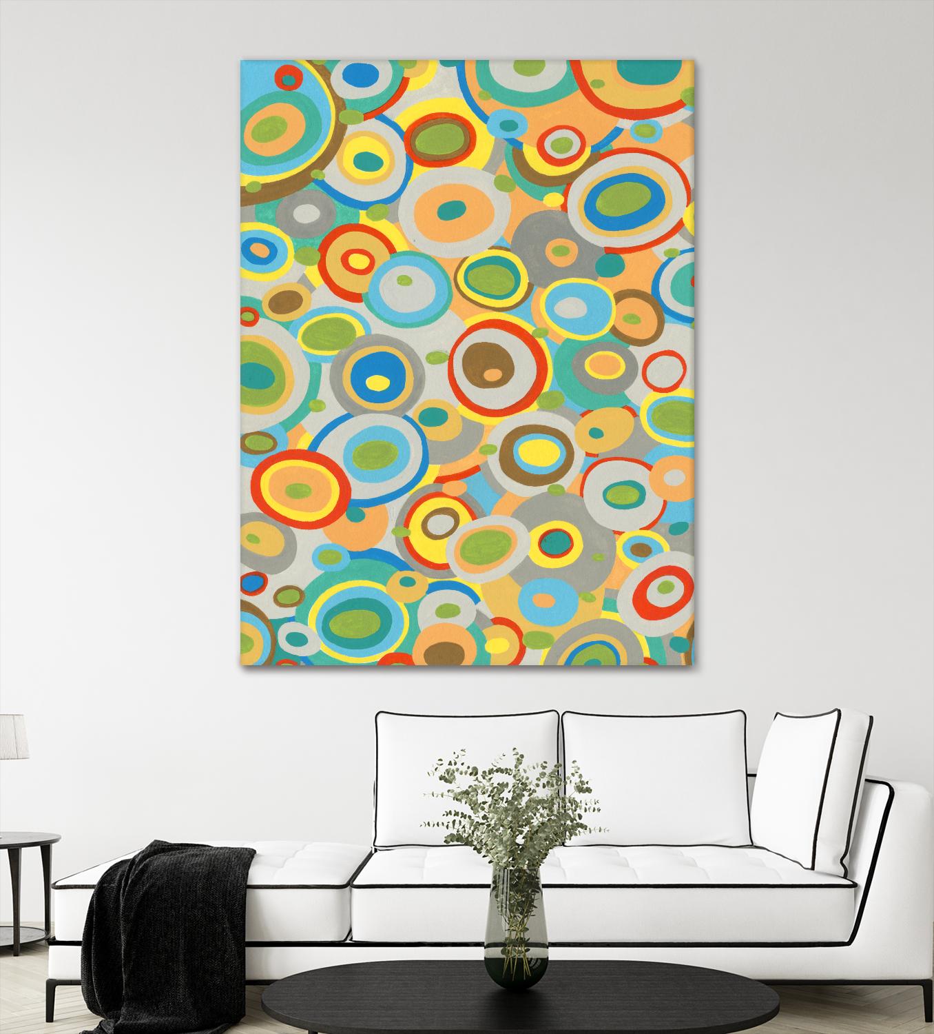 Overlapping Ovals I by Nikki Galapon on GIANT ART - abstract