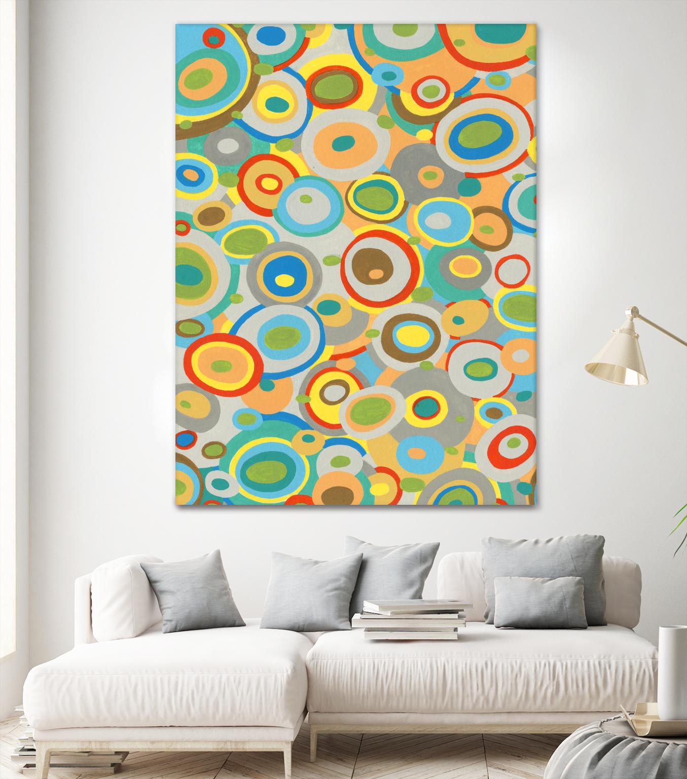 Overlapping Ovals I by Nikki Galapon on GIANT ART - abstract