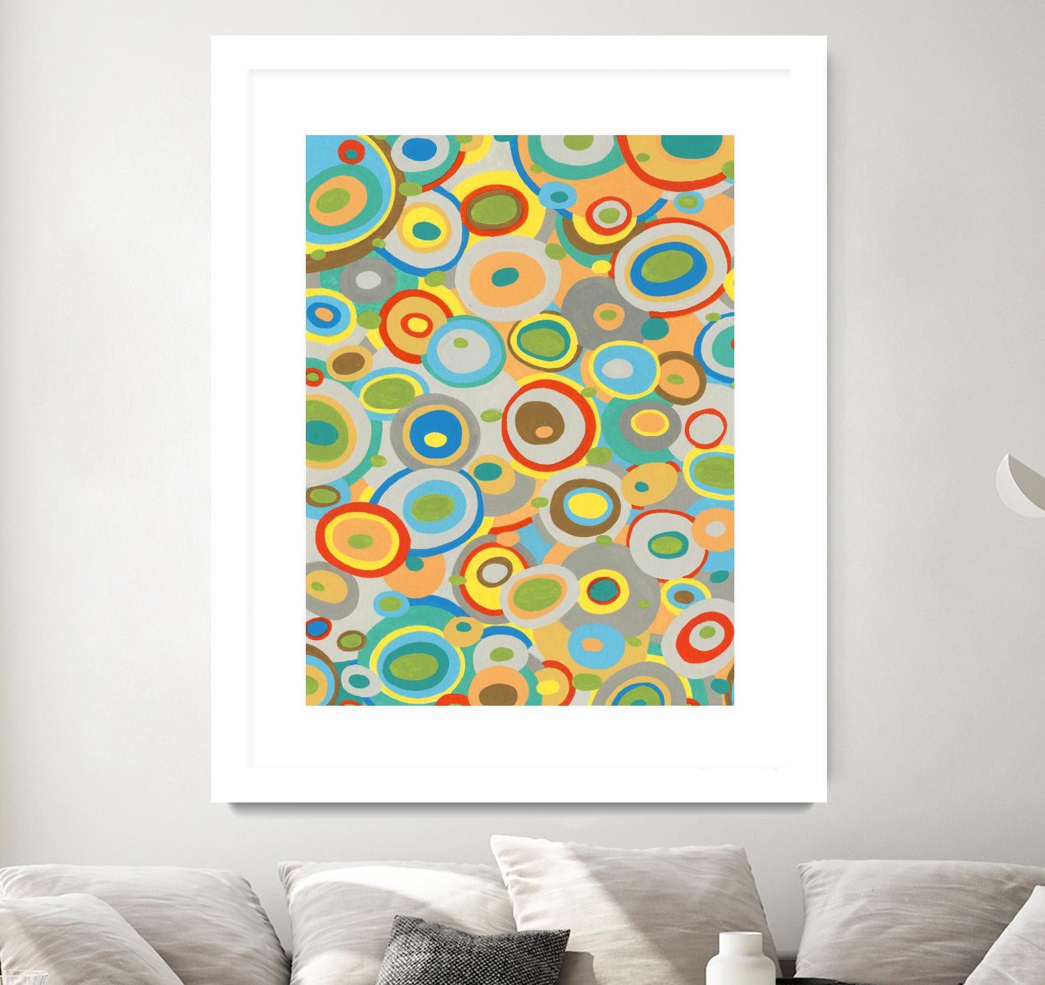 Overlapping Ovals I by Nikki Galapon on GIANT ART - abstract