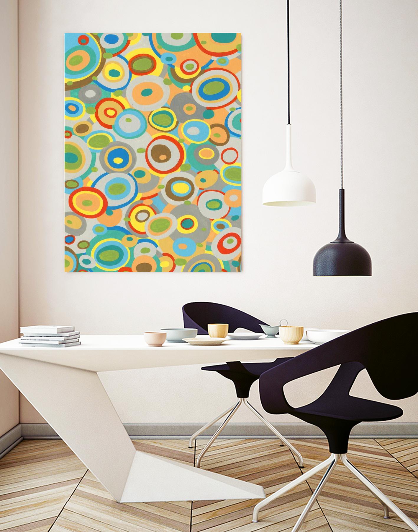 Overlapping Ovals I by Nikki Galapon on GIANT ART - abstract