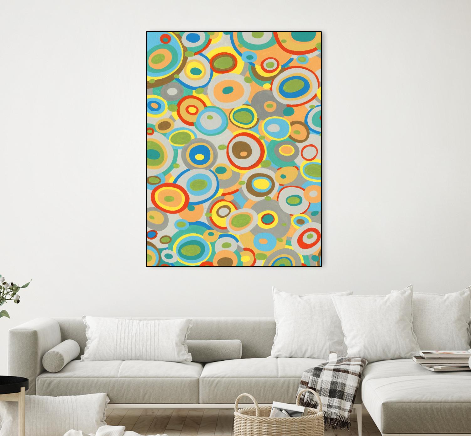 Overlapping Ovals I by Nikki Galapon on GIANT ART - abstract