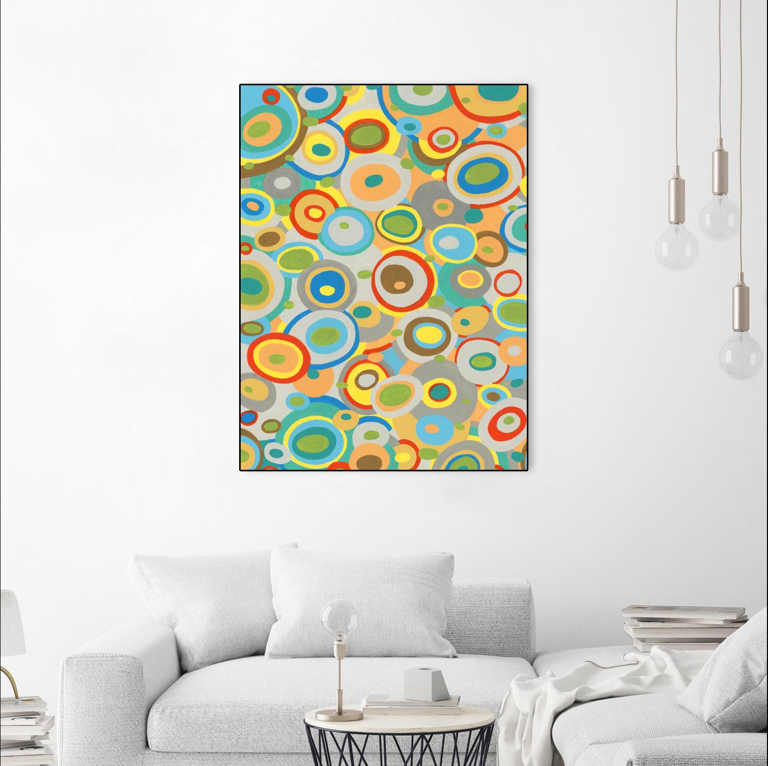 Overlapping Ovals I by Nikki Galapon on GIANT ART - abstract