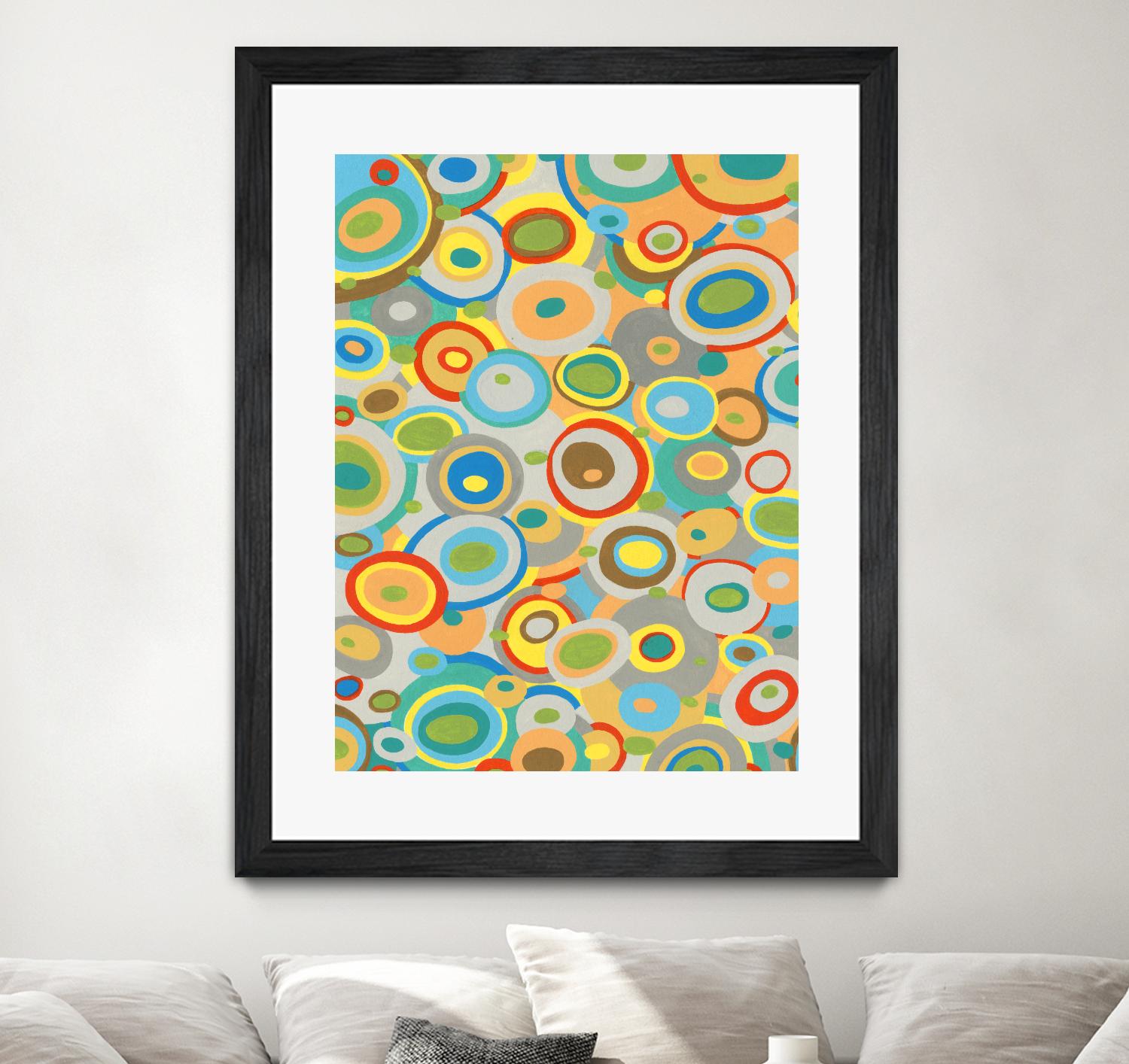 Overlapping Ovals I by Nikki Galapon on GIANT ART - abstract