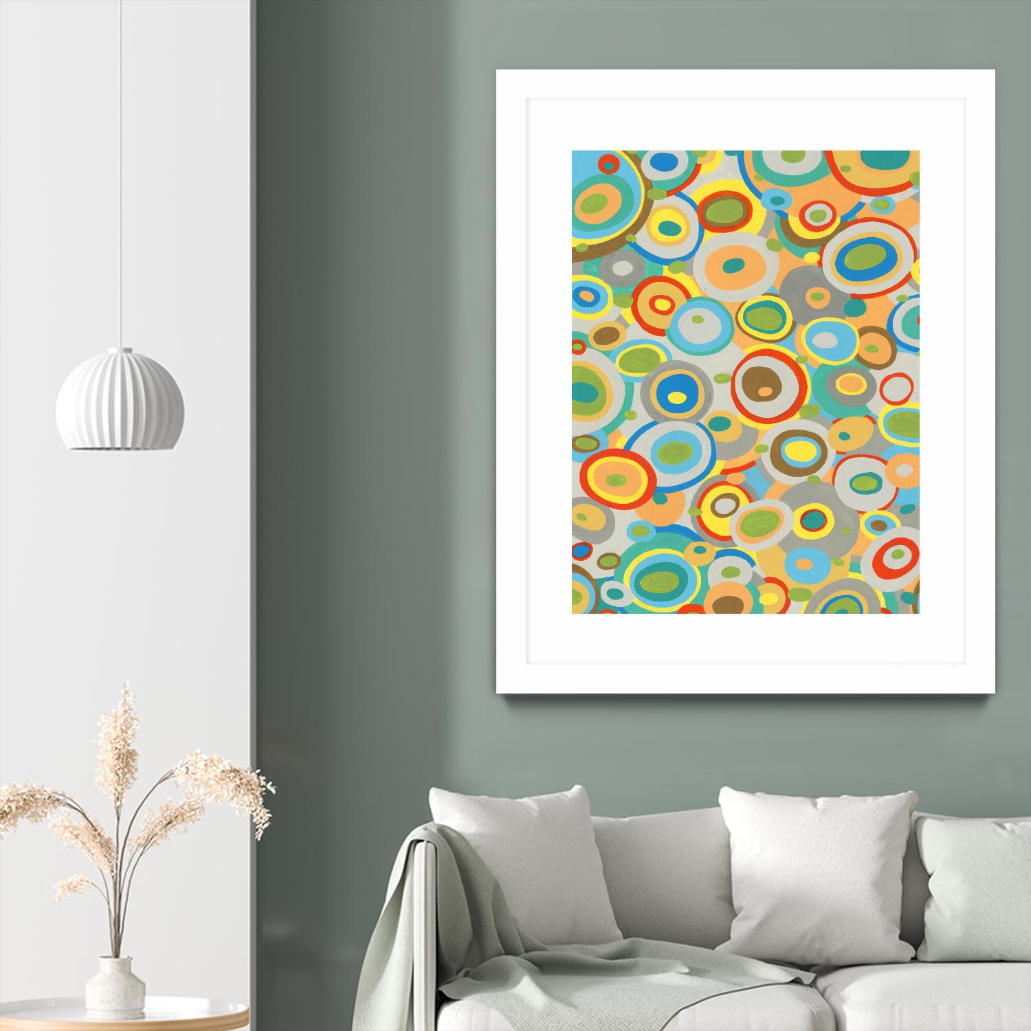 Overlapping Ovals I by Nikki Galapon on GIANT ART - abstract