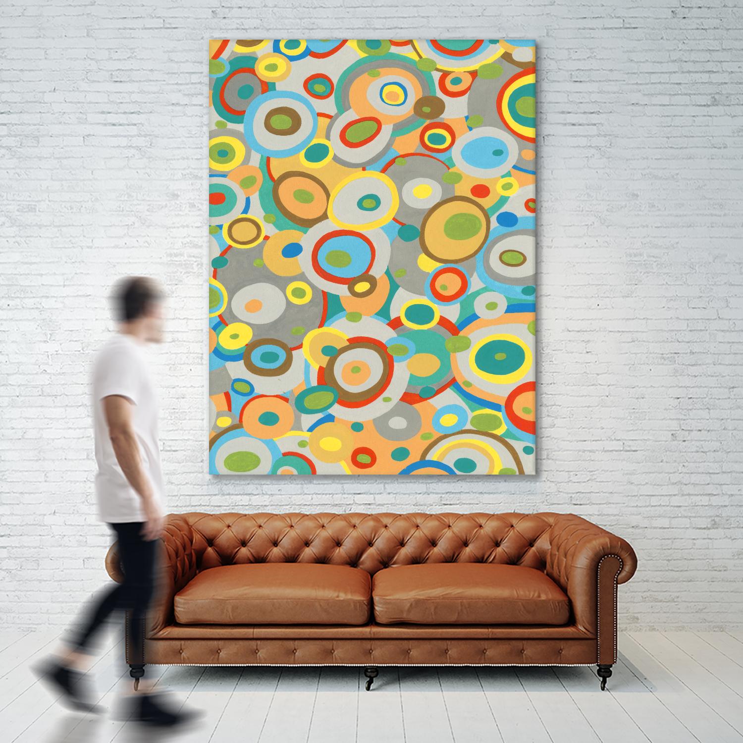 Overlapping Ovals II by Nikki Galapon on GIANT ART - abstract