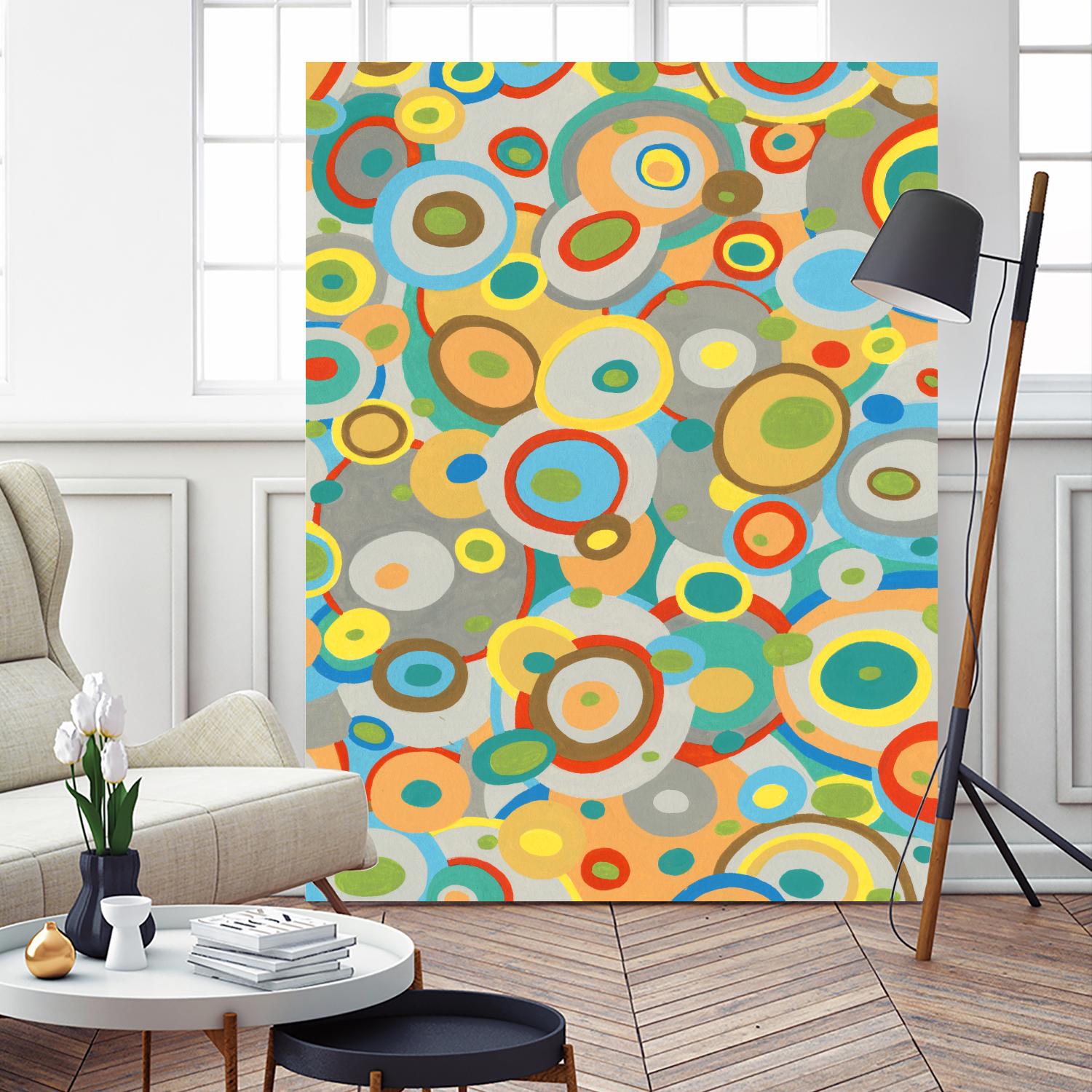 Overlapping Ovals II by Nikki Galapon on GIANT ART - abstract