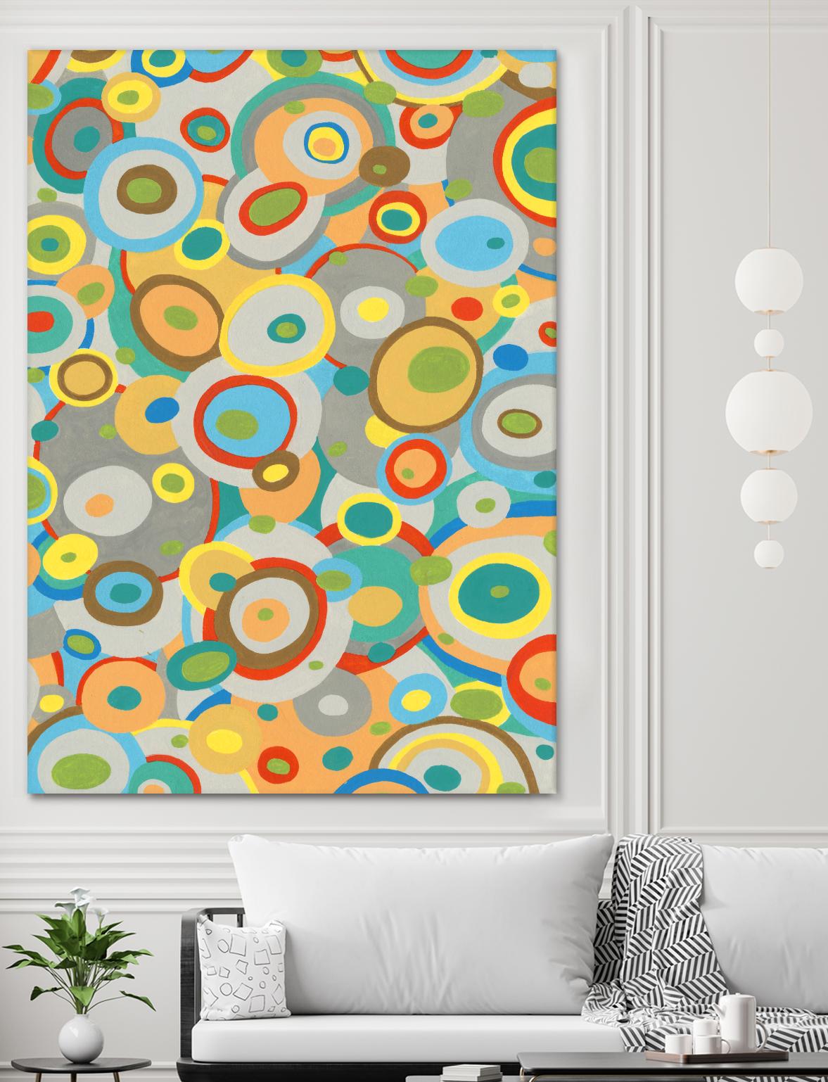 Overlapping Ovals II by Nikki Galapon on GIANT ART - abstract