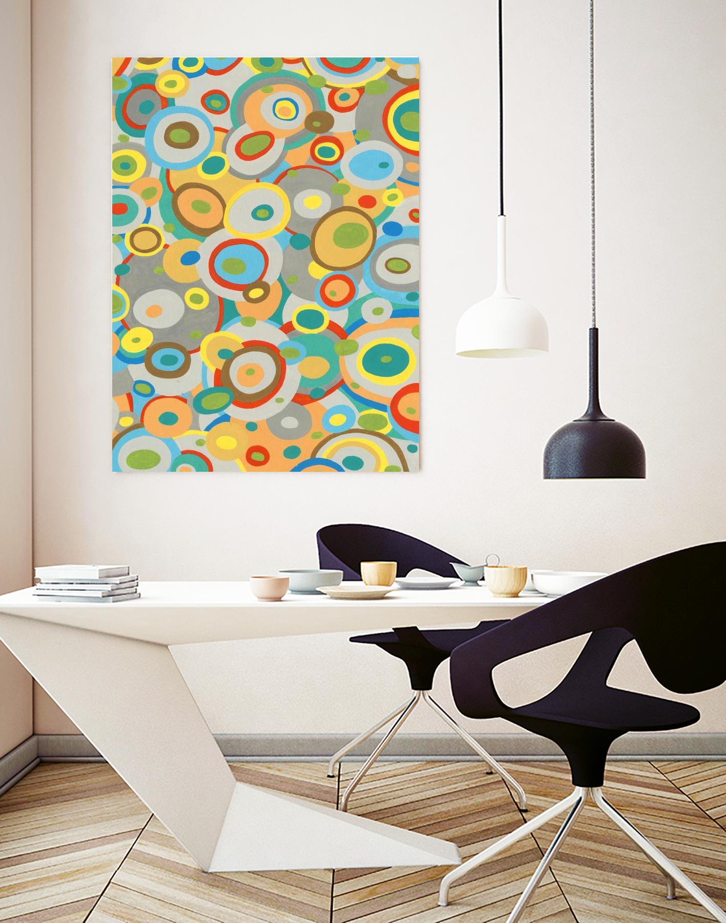 Overlapping Ovals II by Nikki Galapon on GIANT ART - abstract