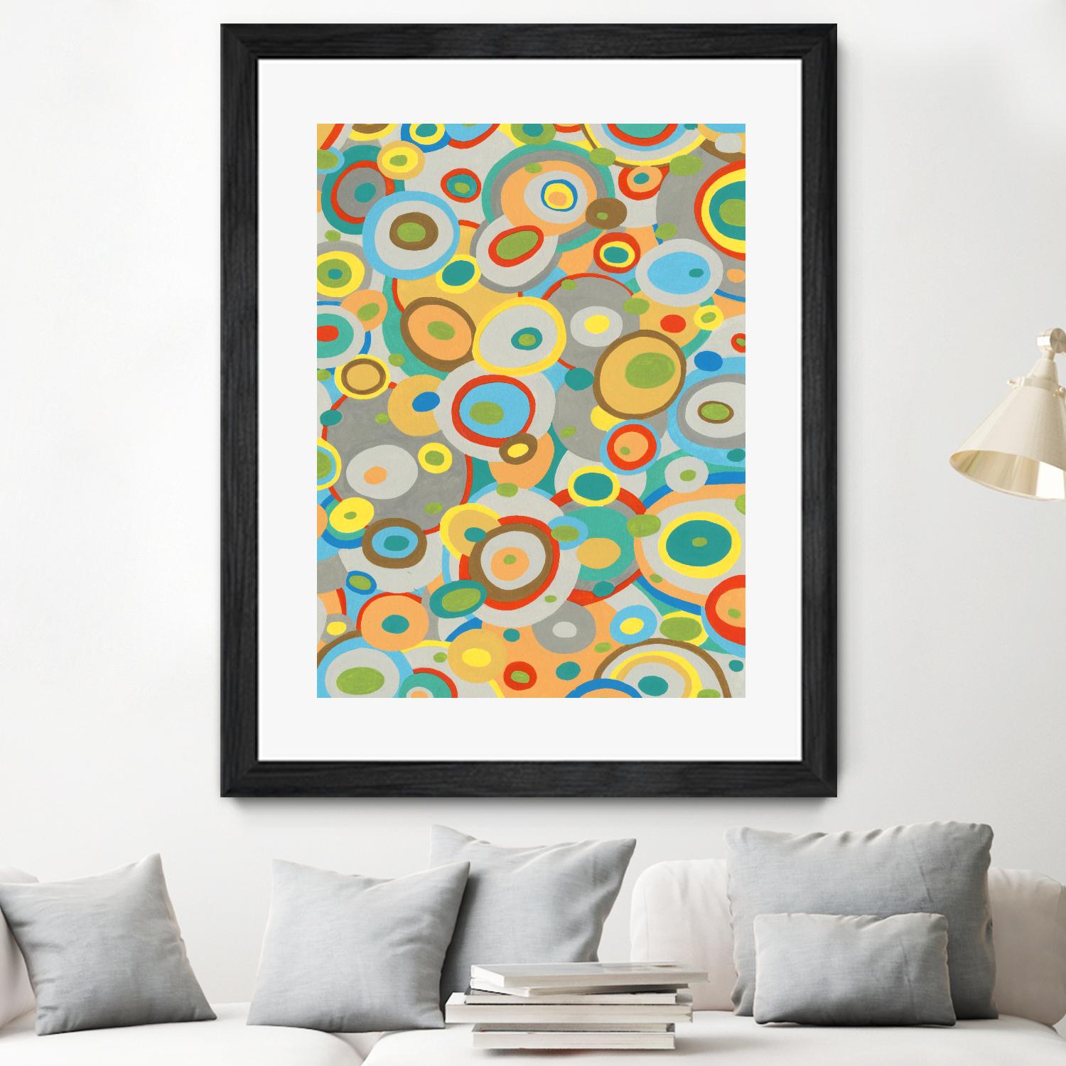 Overlapping Ovals II by Nikki Galapon on GIANT ART - abstract