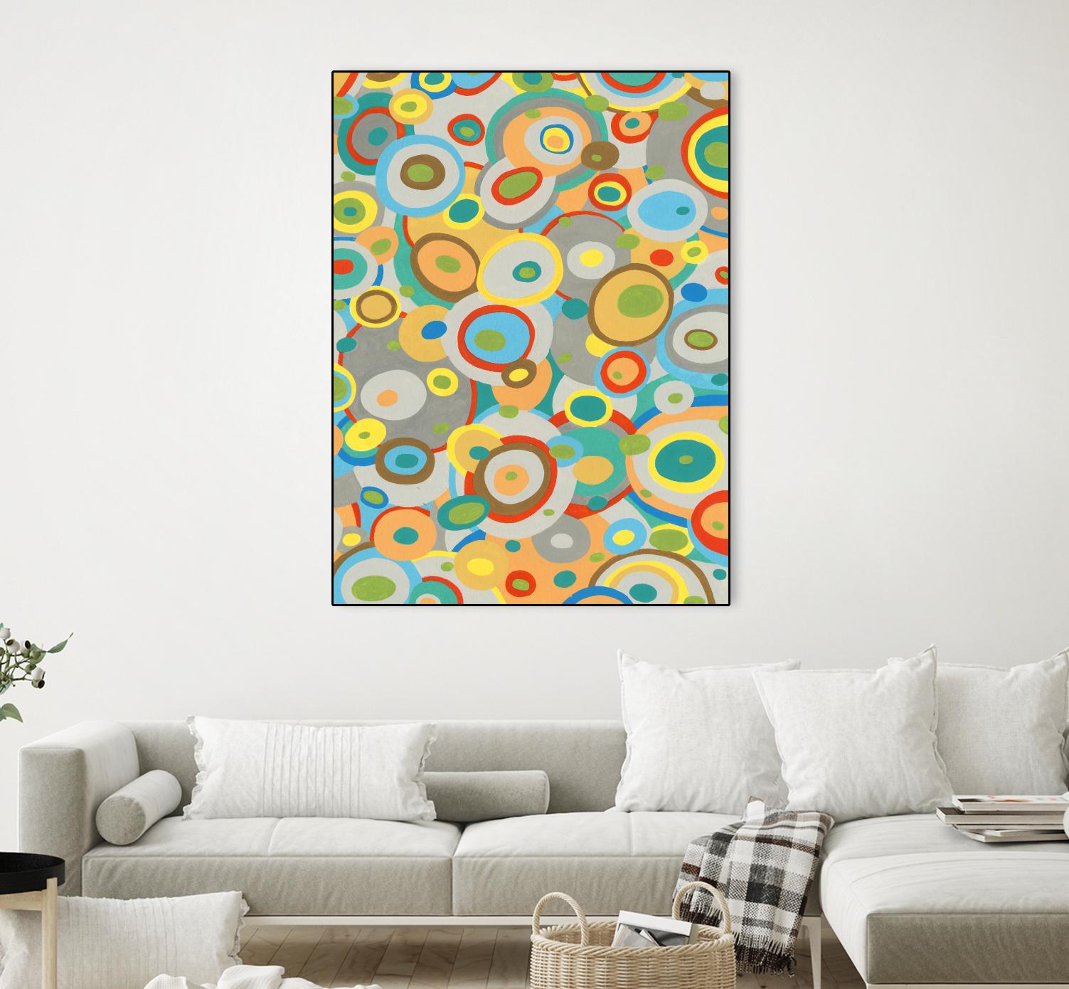 Overlapping Ovals II by Nikki Galapon on GIANT ART - abstract