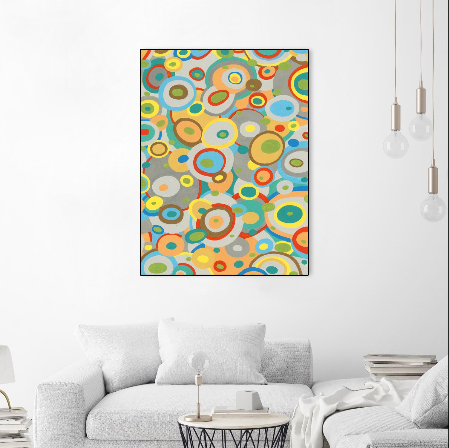 Overlapping Ovals II by Nikki Galapon on GIANT ART - abstract