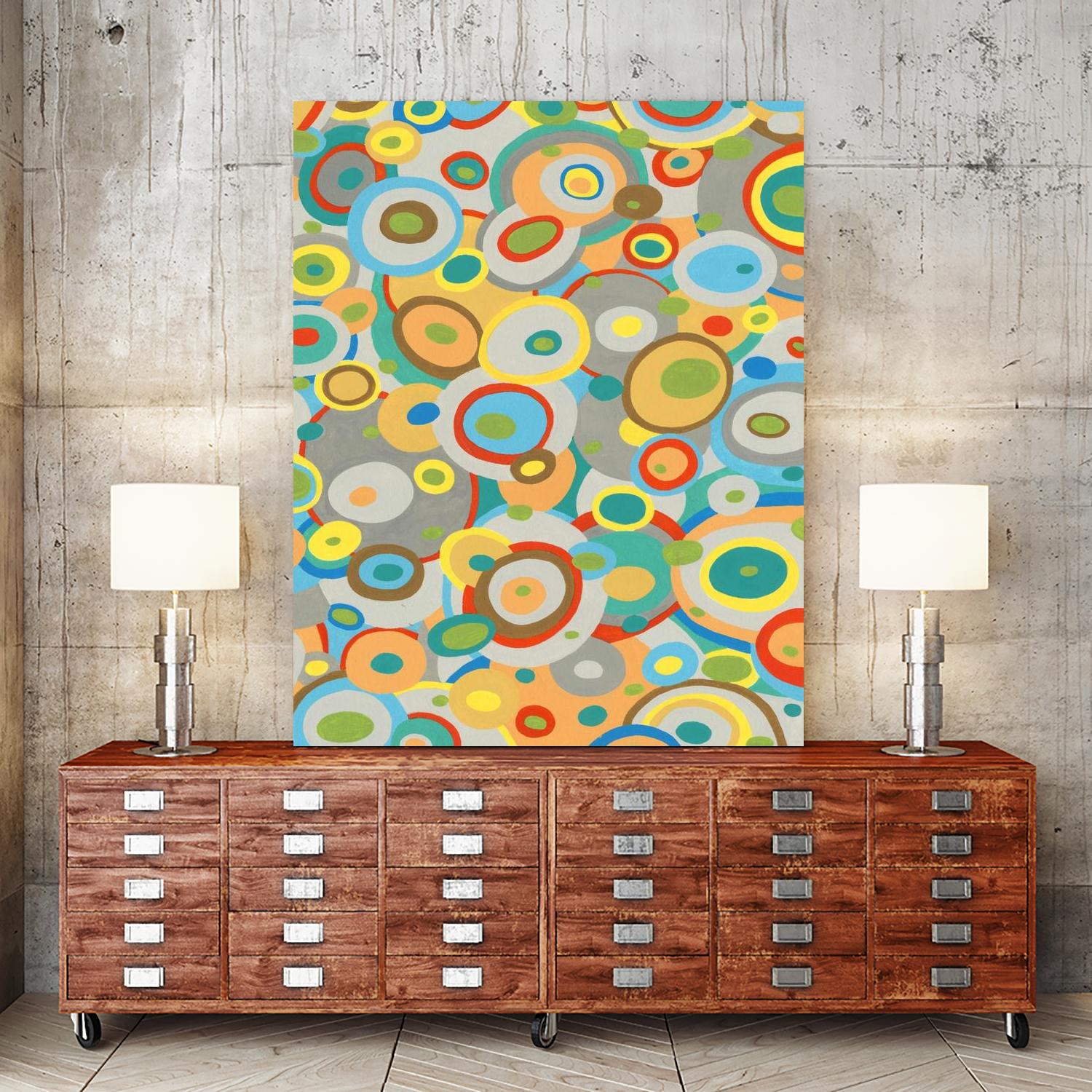 Overlapping Ovals II by Nikki Galapon on GIANT ART - abstract