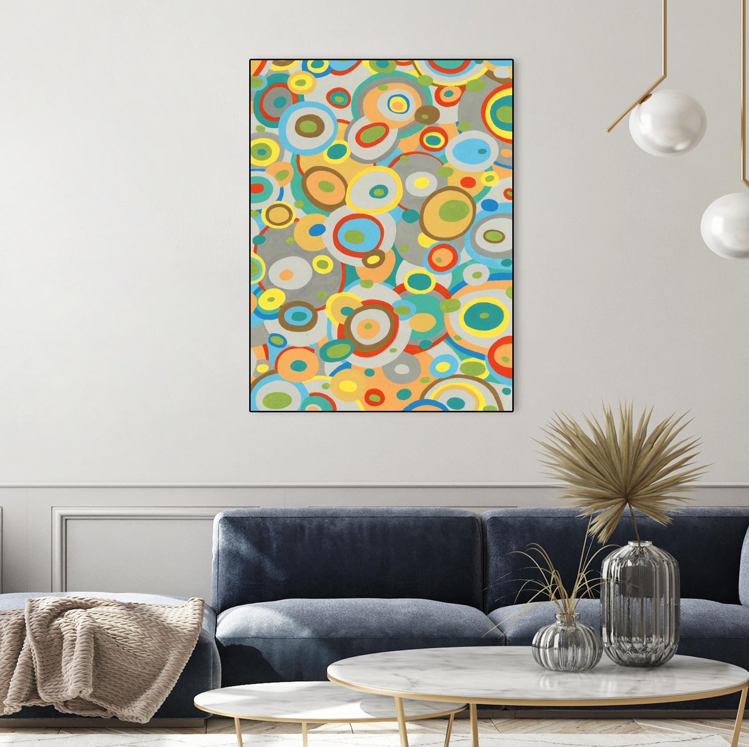 Overlapping Ovals II by Nikki Galapon on GIANT ART - abstract