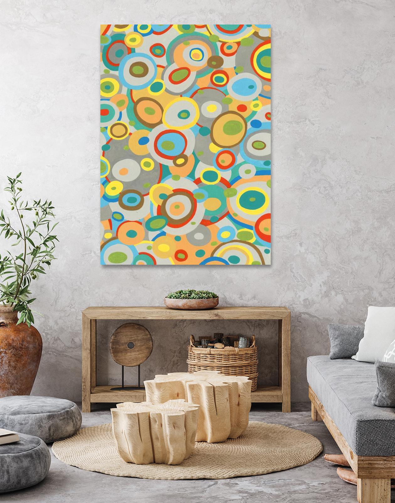 Overlapping Ovals II by Nikki Galapon on GIANT ART - abstract