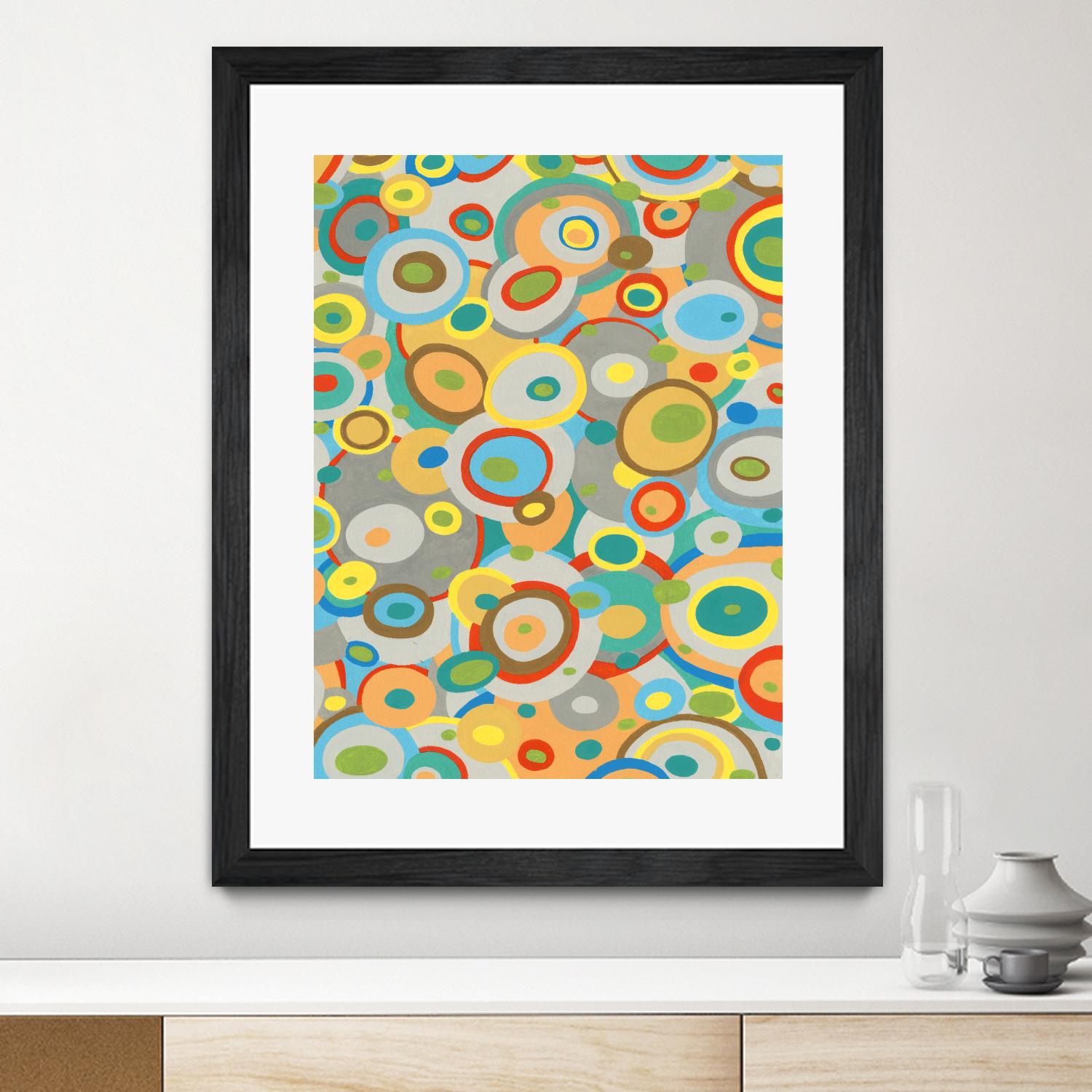 Overlapping Ovals II by Nikki Galapon on GIANT ART - abstract