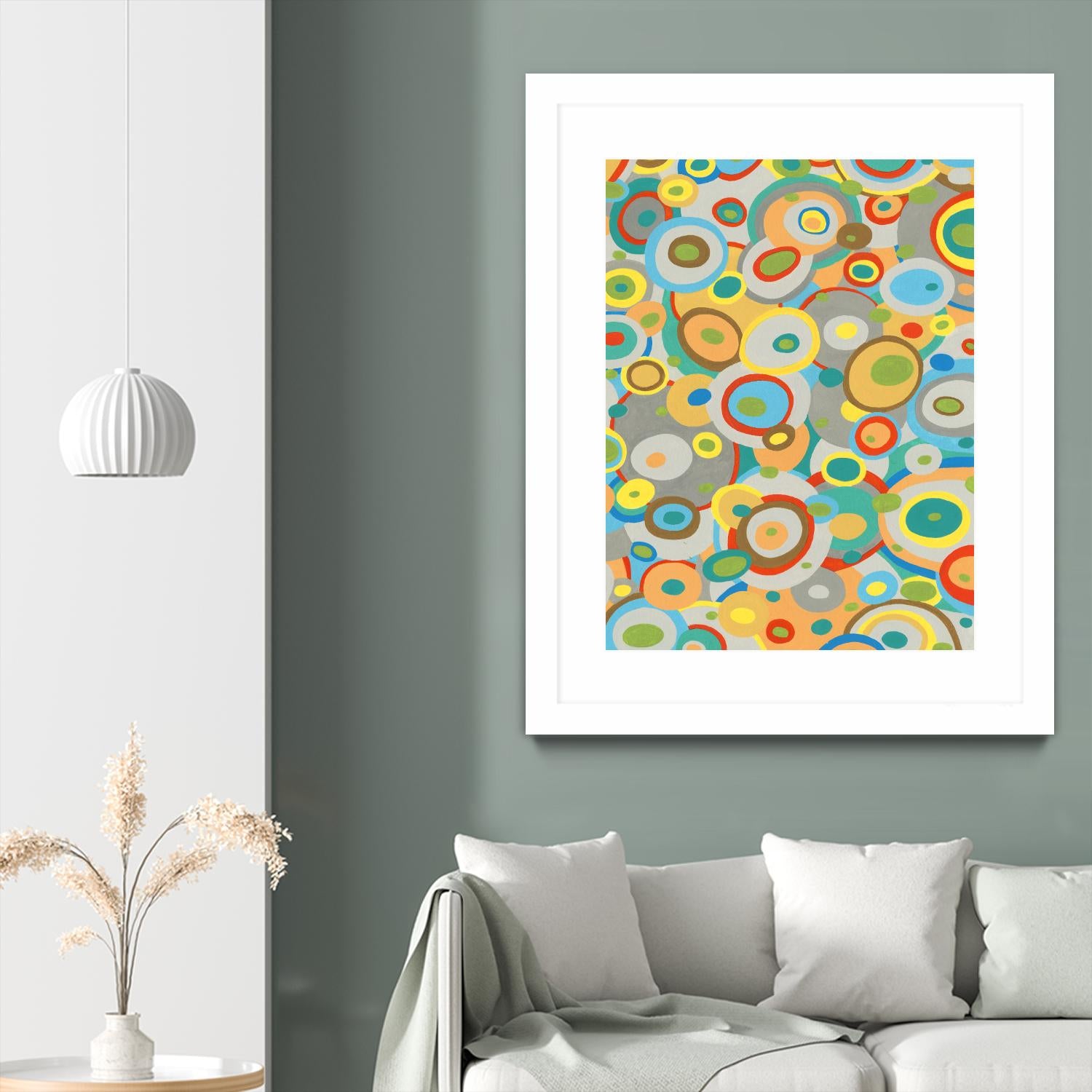 Overlapping Ovals II by Nikki Galapon on GIANT ART - abstract