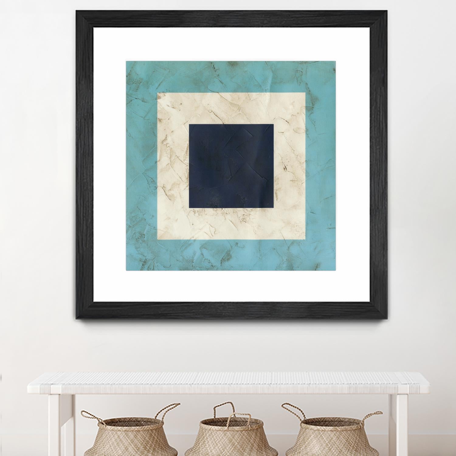 Seaside Signals II by June Erica Vess on GIANT ART - blue abstract