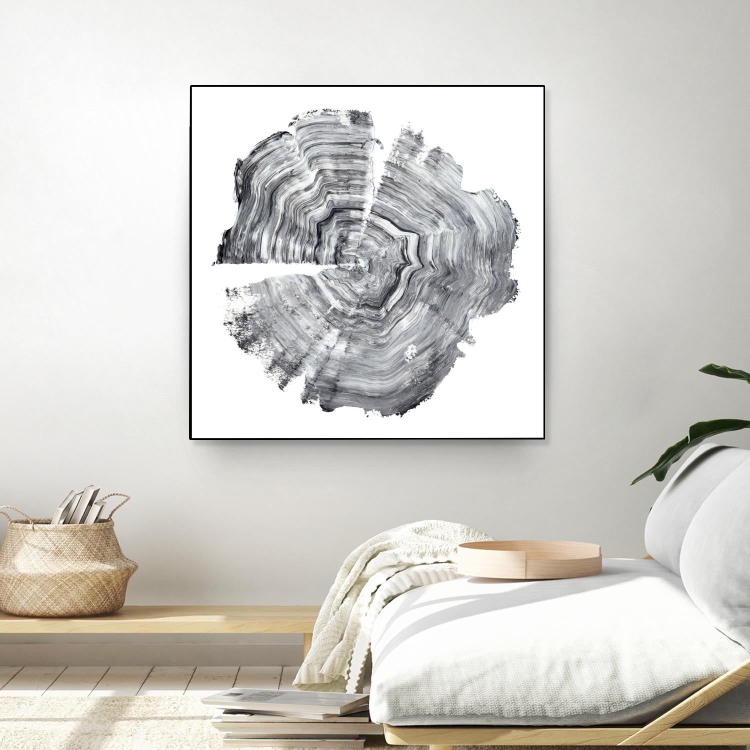 Tree Ring Abstract IV by Ethan Harper on GIANT ART - black abstract