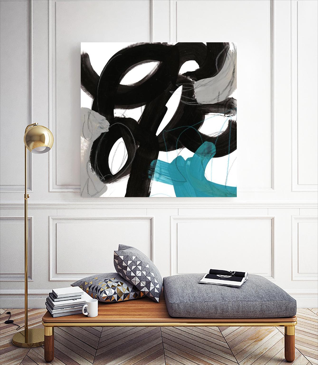 Chromatic Impulse IV by June Erica Vess on GIANT ART - blue abstract