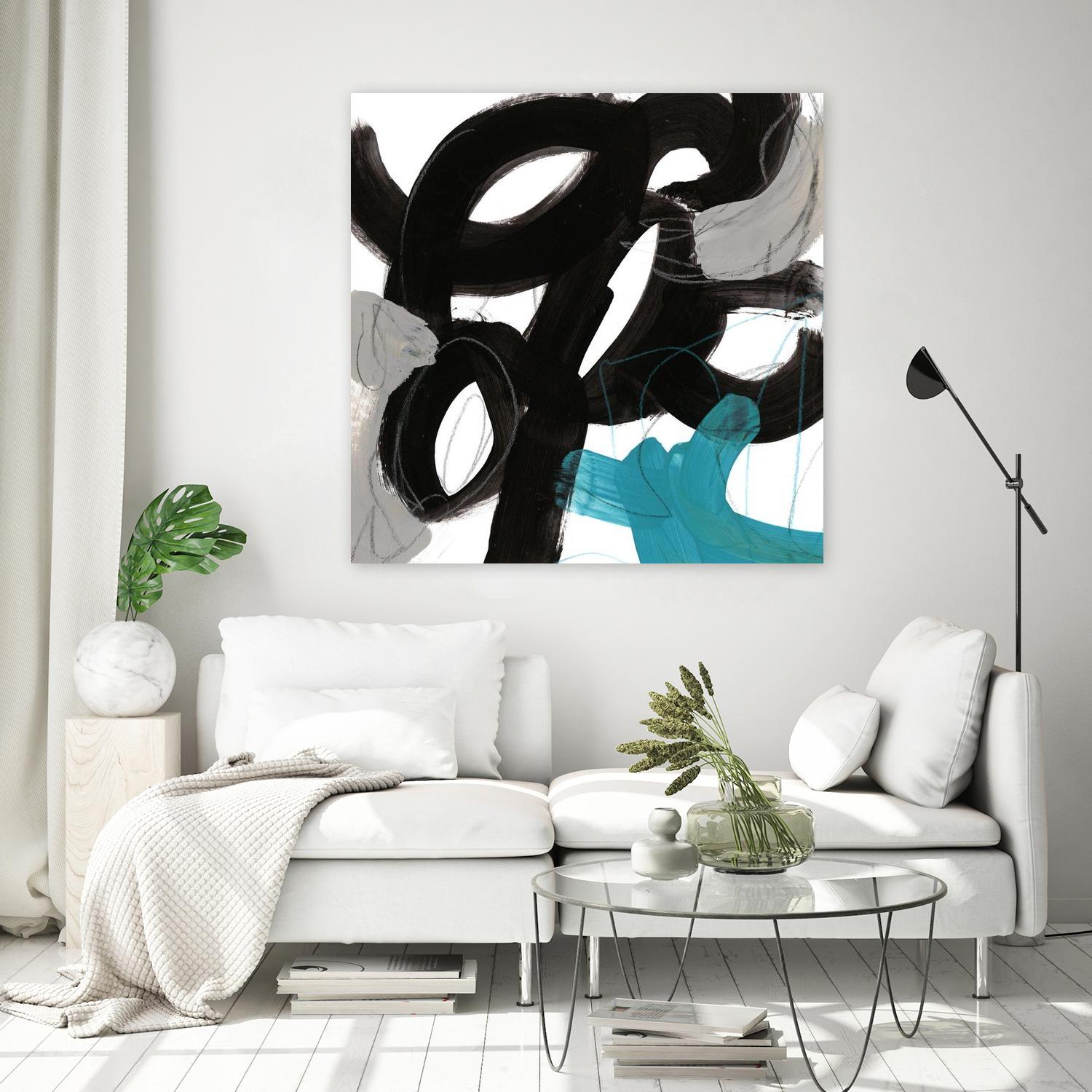 Chromatic Impulse IV by June Erica Vess on GIANT ART - blue abstract