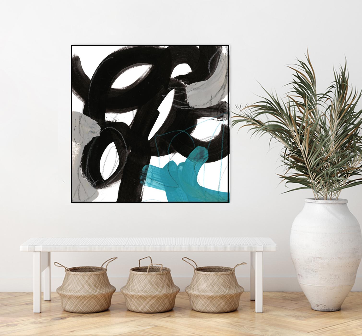 Chromatic Impulse IV by June Erica Vess on GIANT ART - blue abstract