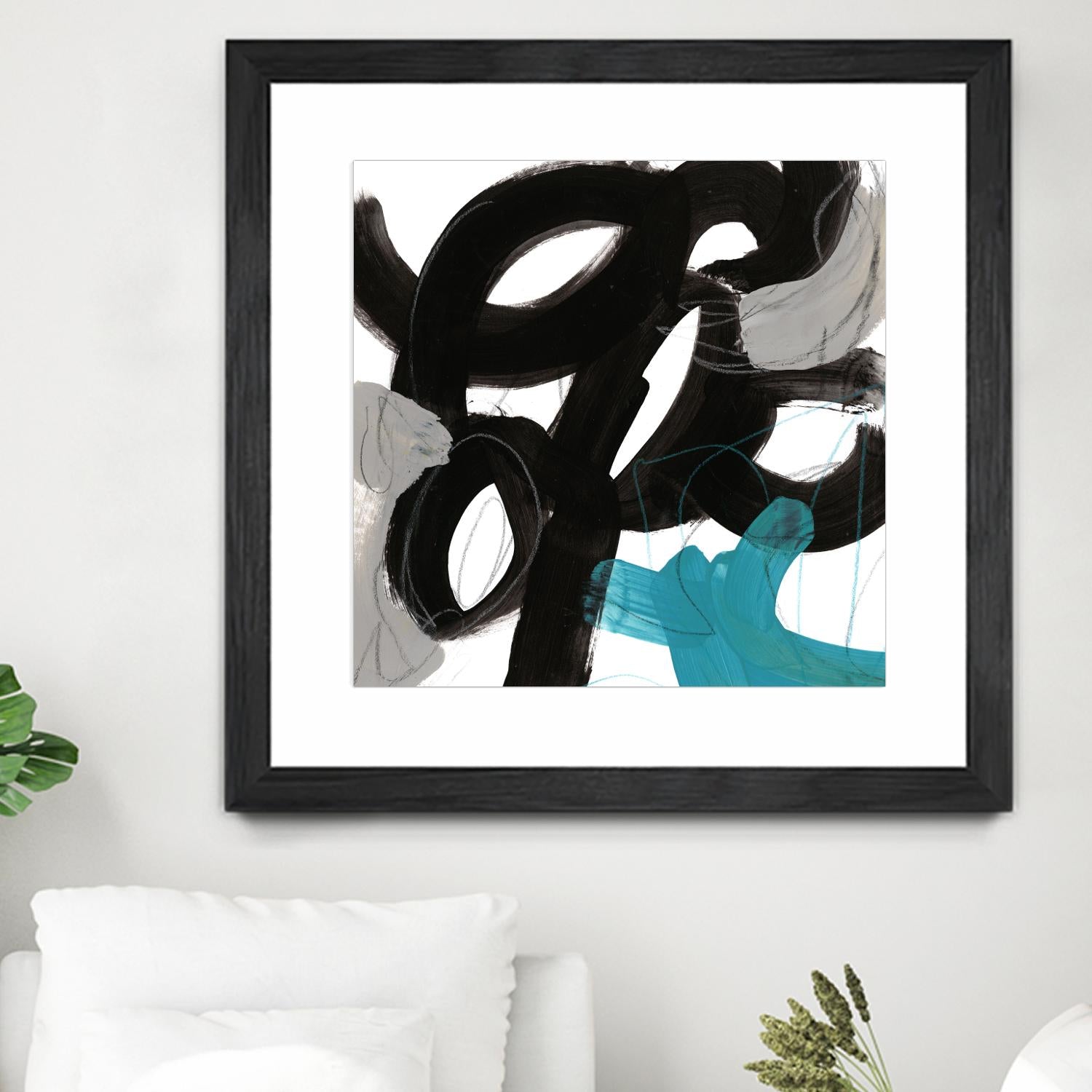 Chromatic Impulse IV by June Erica Vess on GIANT ART - blue abstract