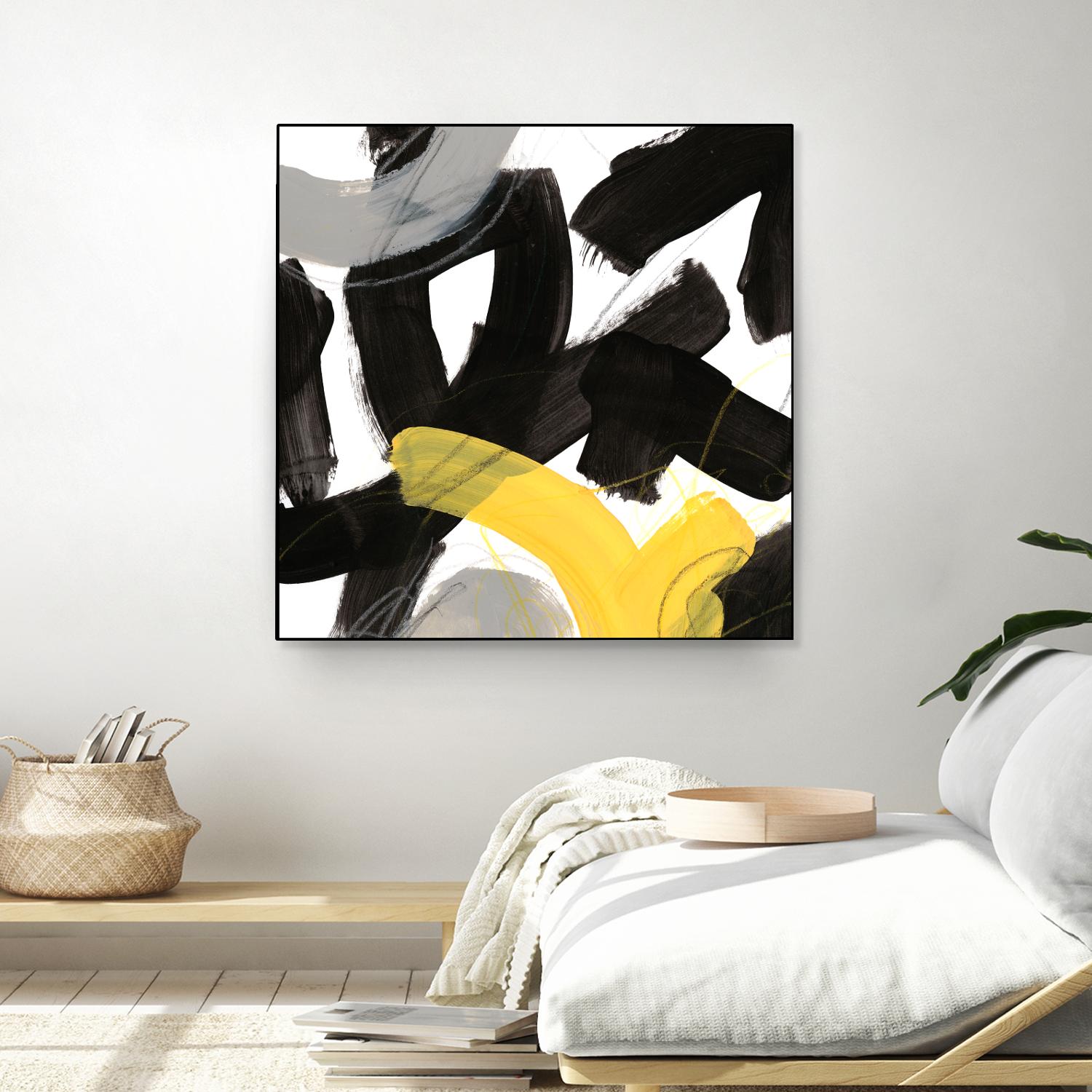 Chromatic Impulse V by June Erica Vess on GIANT ART - yellow abstract