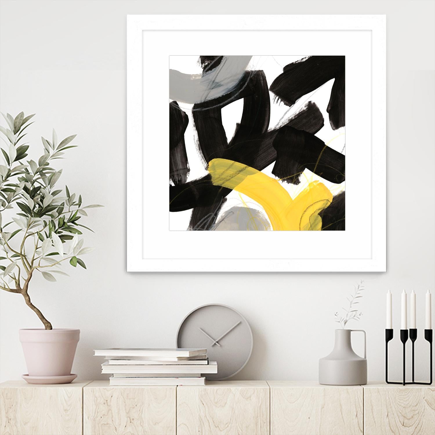 Chromatic Impulse V by June Erica Vess on GIANT ART - yellow abstract