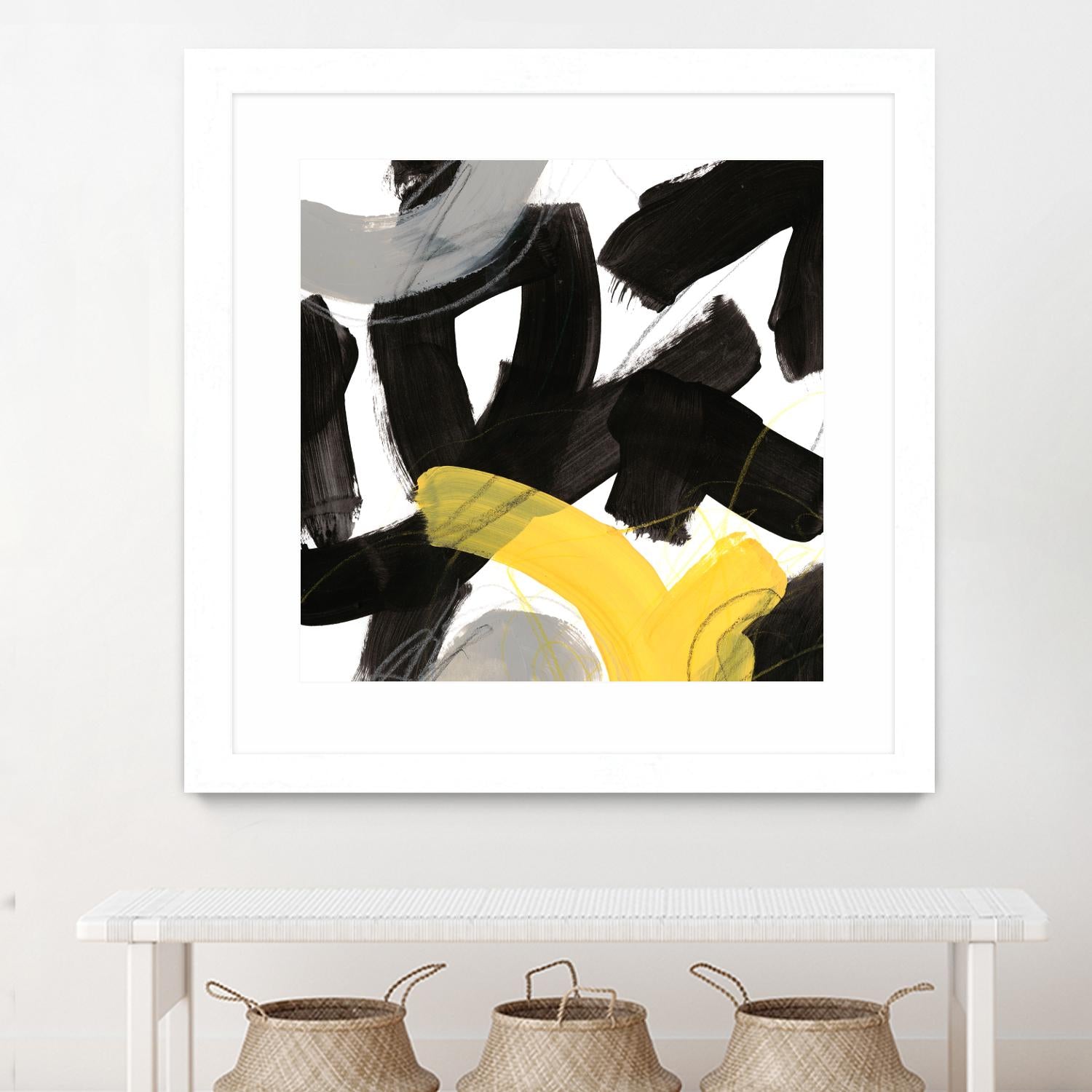 Chromatic Impulse V by June Erica Vess on GIANT ART - yellow abstract