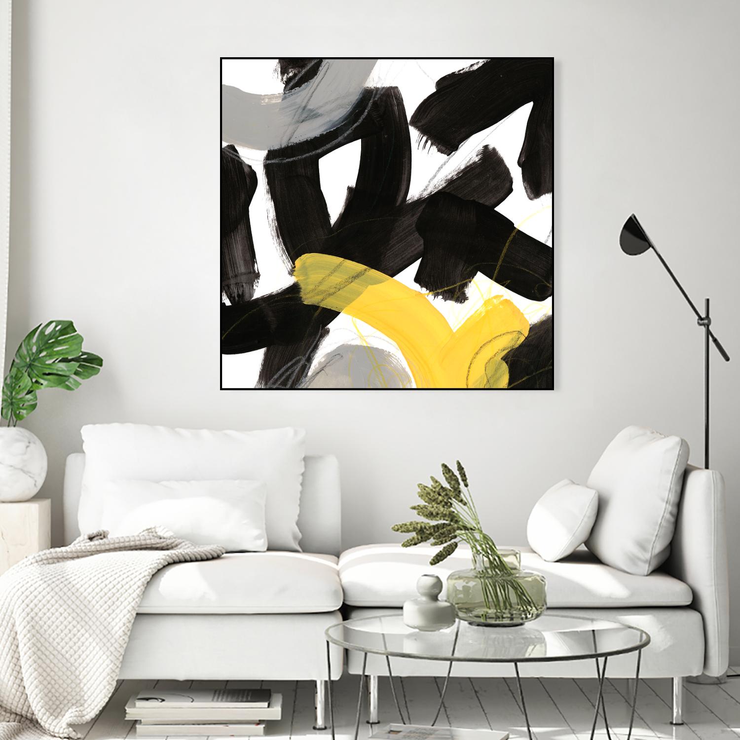 Chromatic Impulse V by June Erica Vess on GIANT ART - yellow abstract