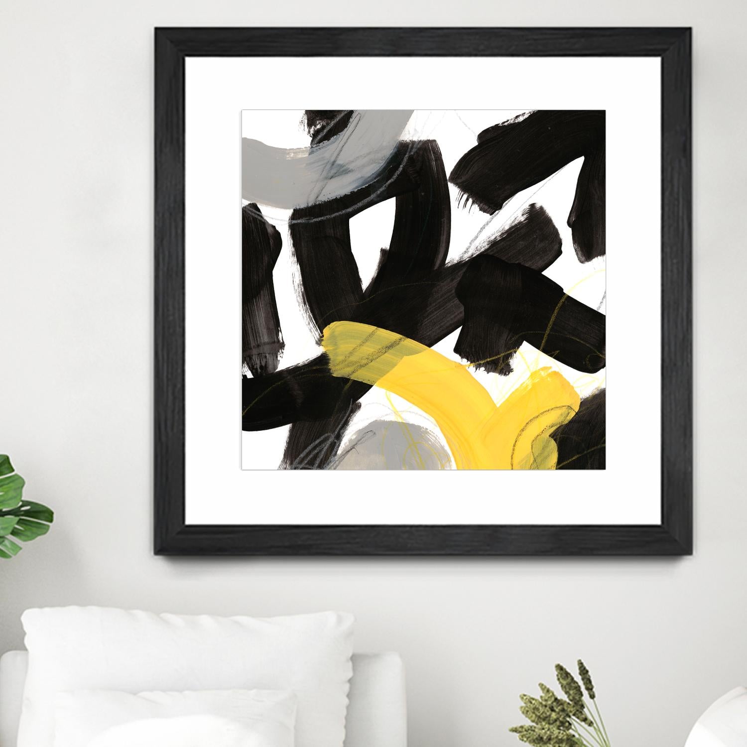 Chromatic Impulse V by June Erica Vess on GIANT ART - yellow abstract