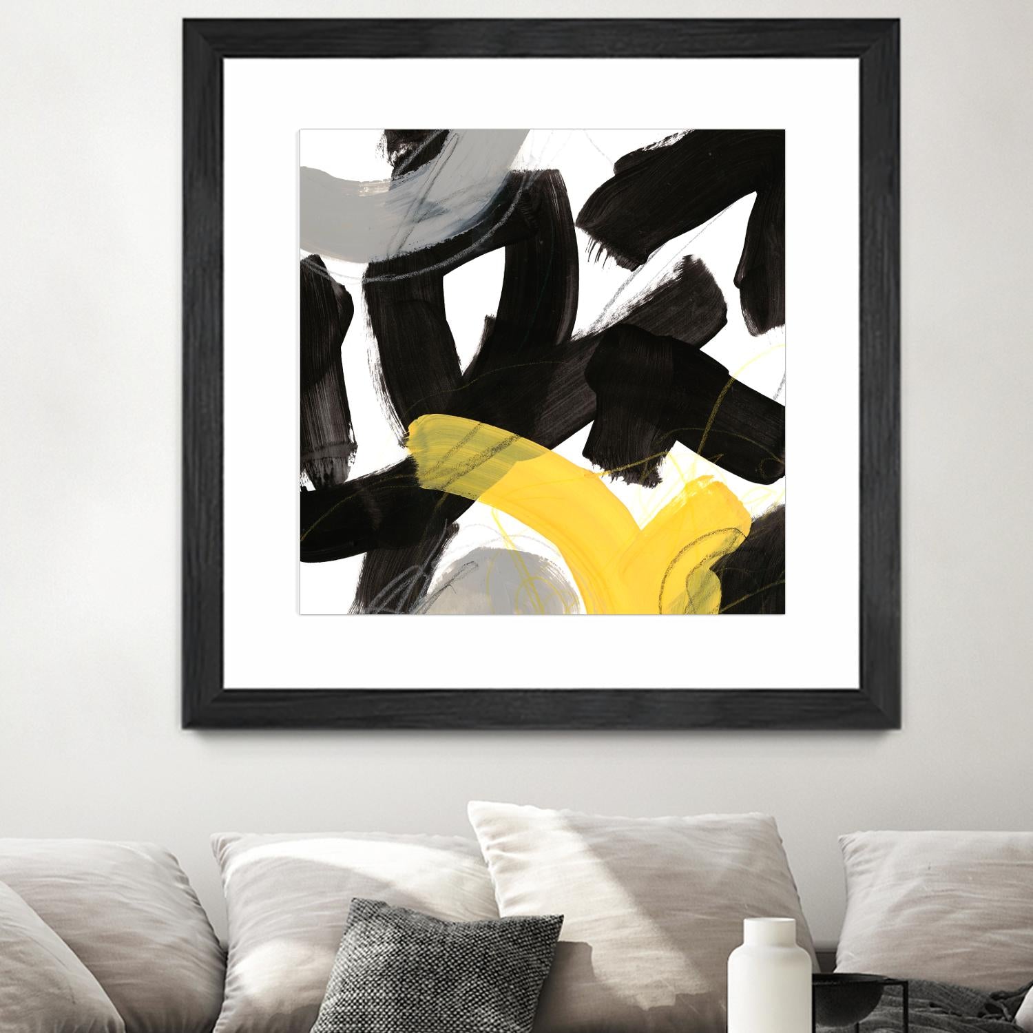 Chromatic Impulse V by June Erica Vess on GIANT ART - yellow abstract
